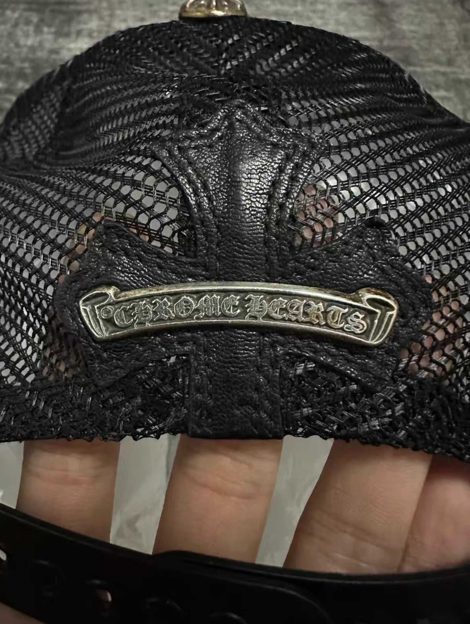 Chrome Hearts Leather Patch Cap