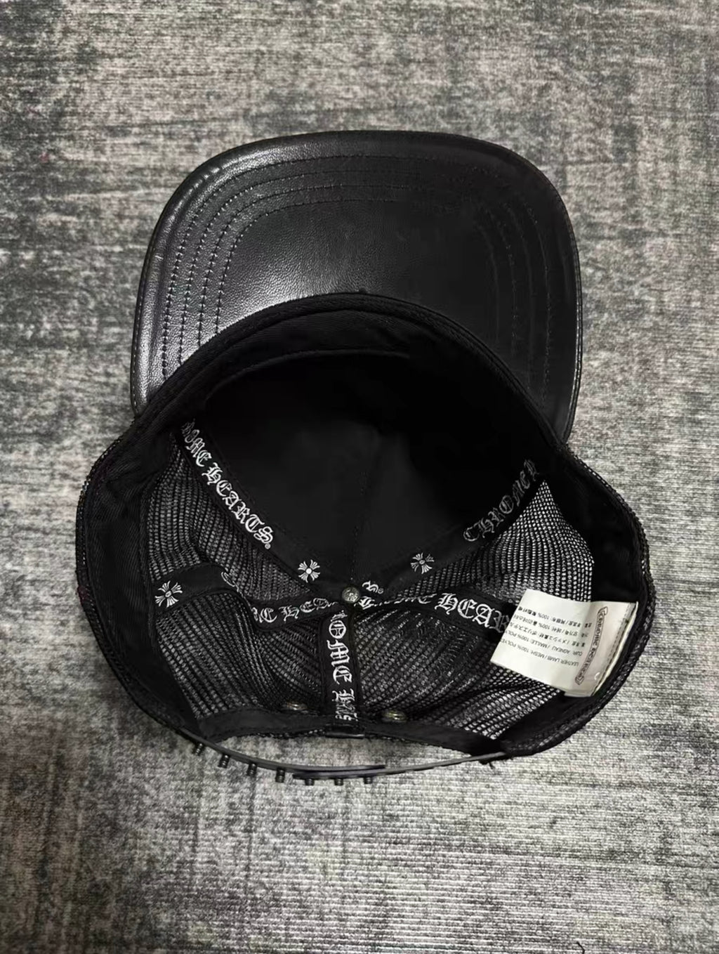 Chrome Hearts Leather Patch Cap