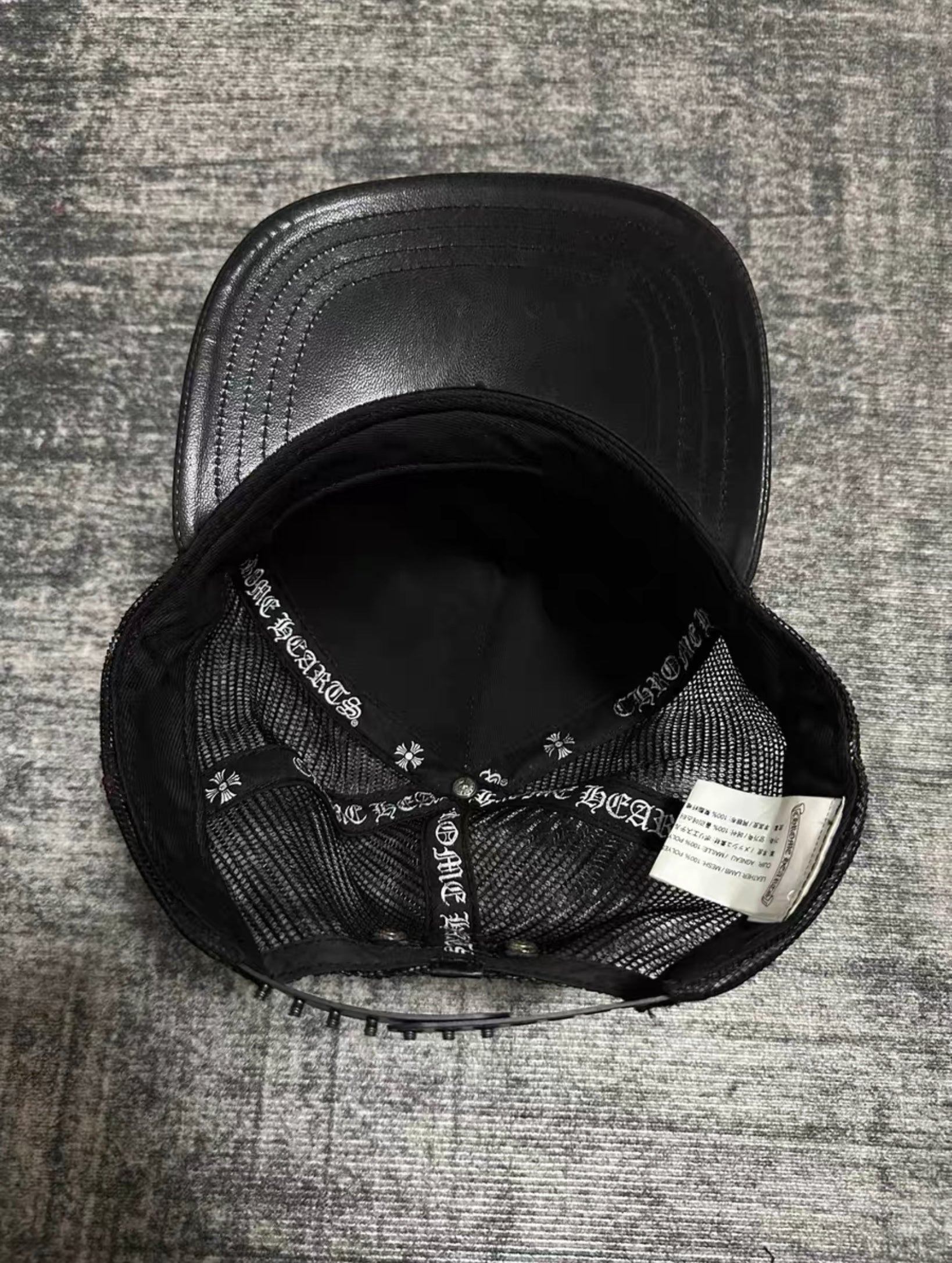 Chrome Hearts Leather Patch Cap