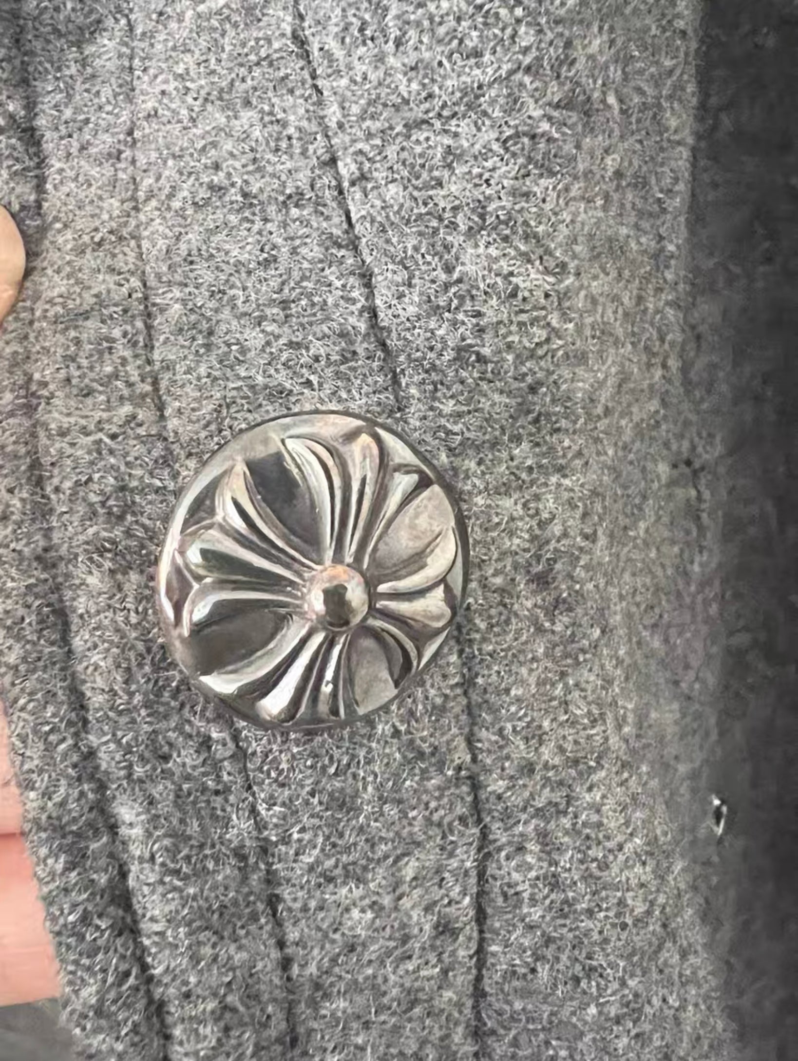 Chrome hearts wool coat