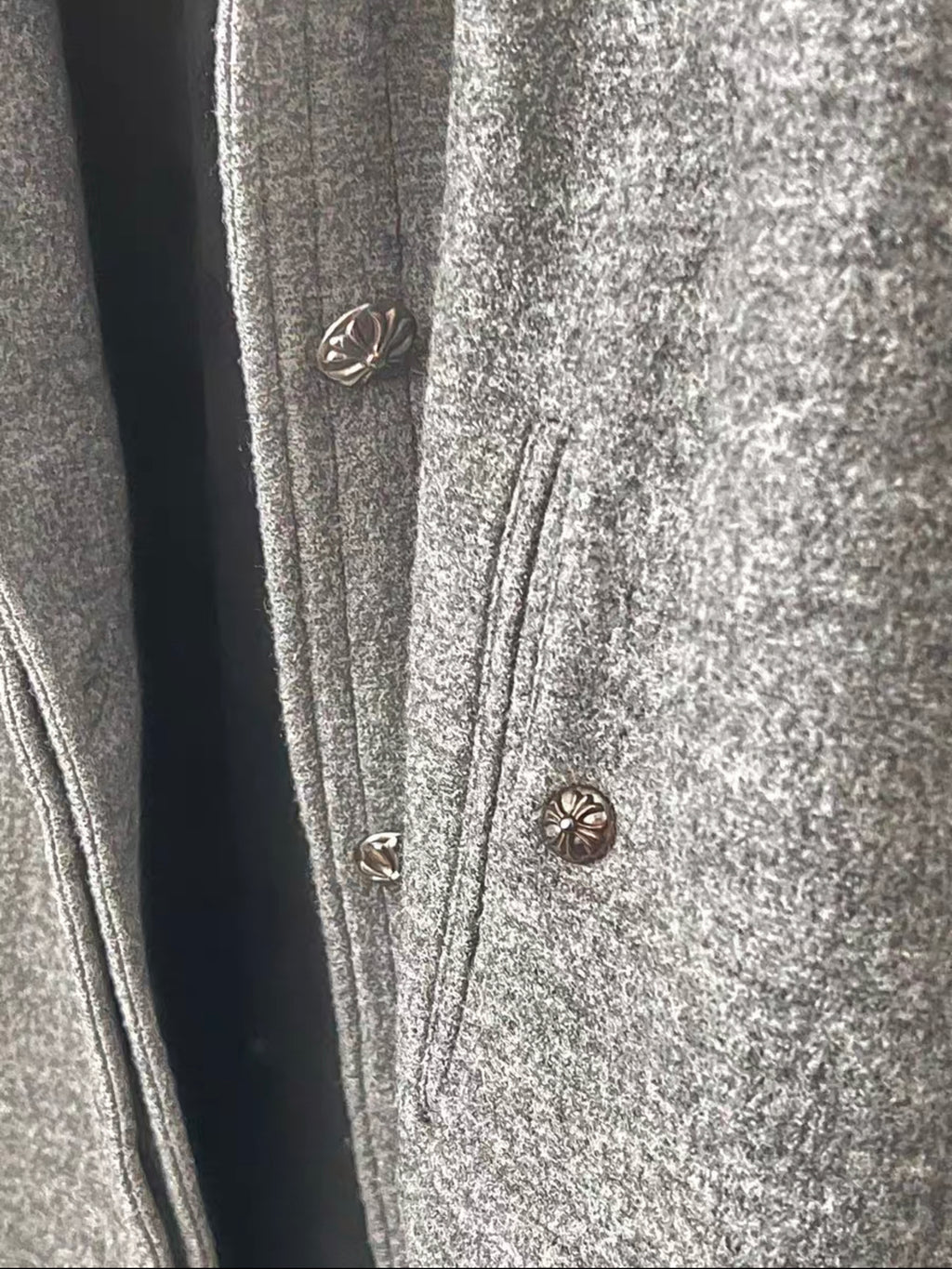Chrome hearts wool coat