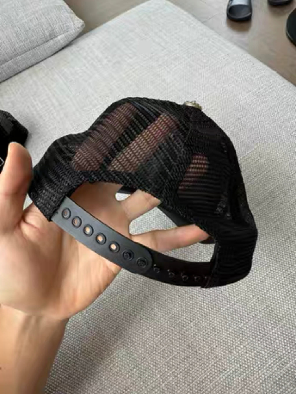 Chrome hearts leather patch cap