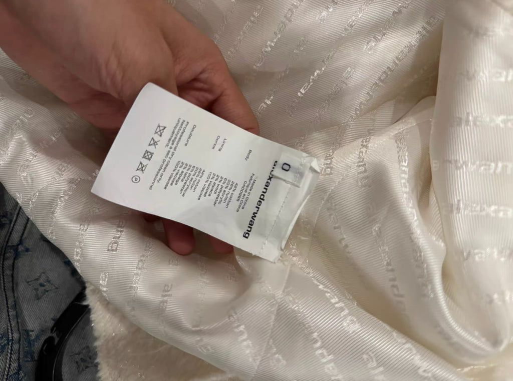 Alexander Wang chain-trimmed tweed jacket