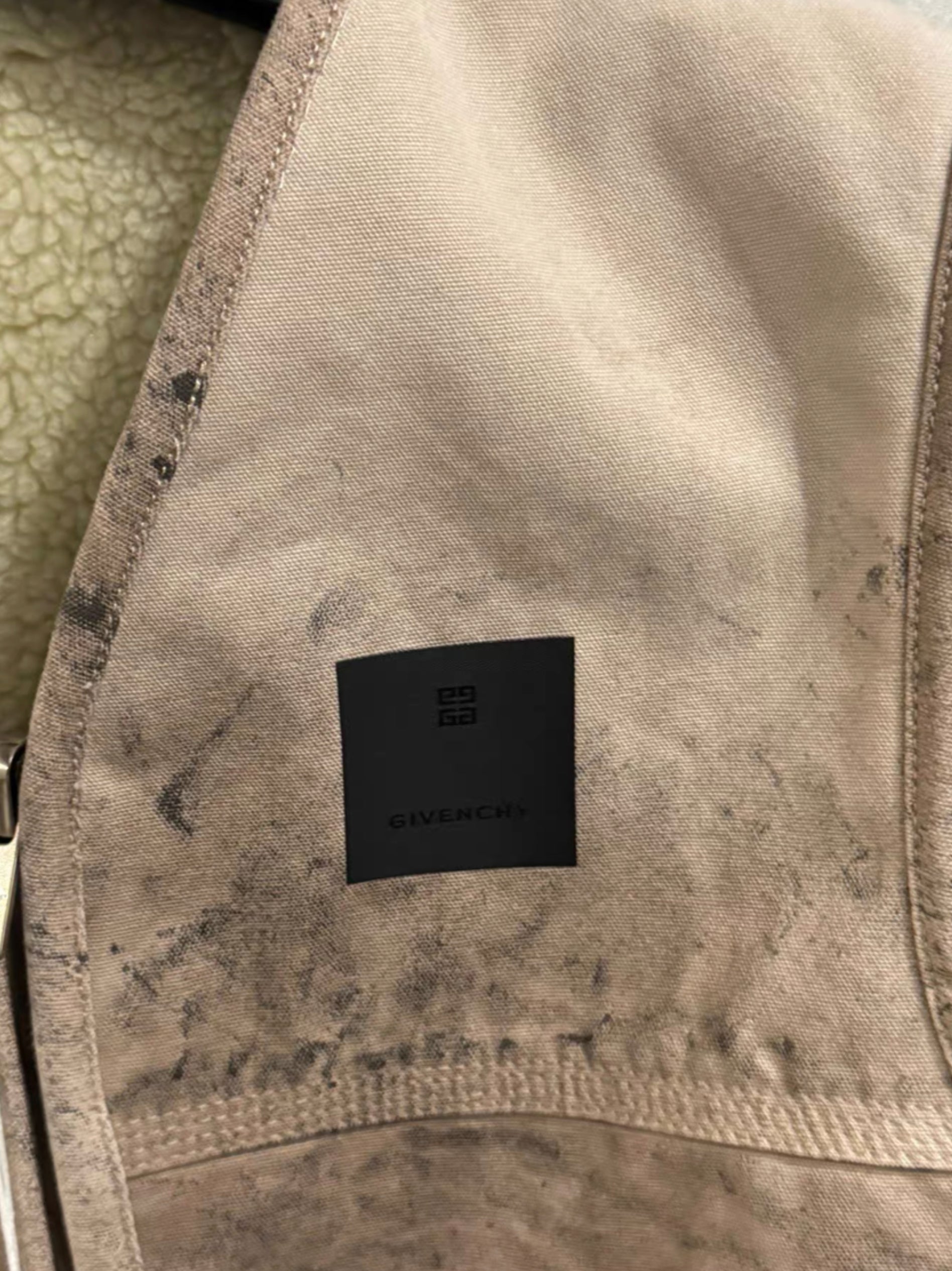 Givenchy Distressed Lambs Reversible Wool Vest