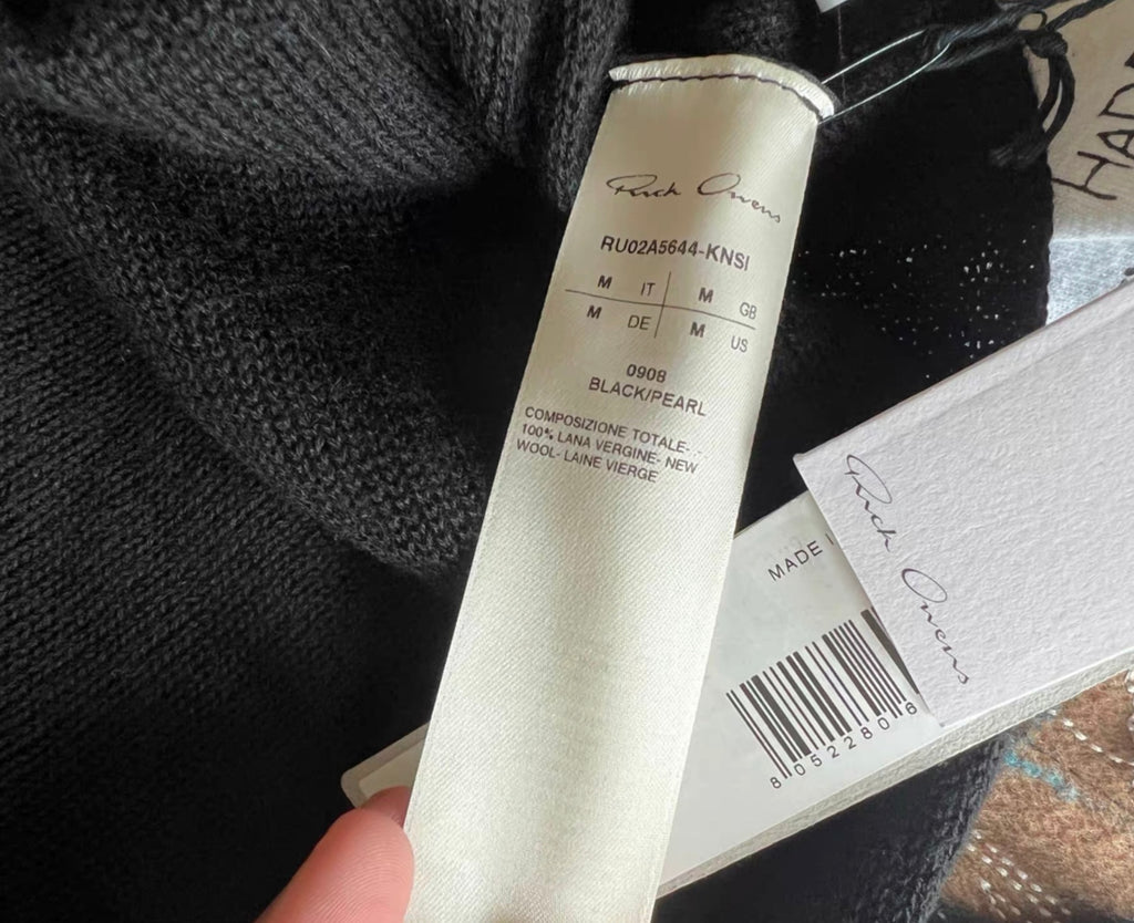Rick owens long sleeve wool tee