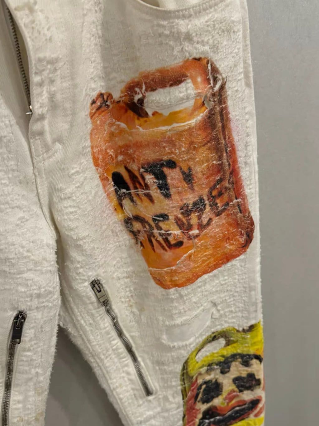 Givenchy pumpkin boro jeans