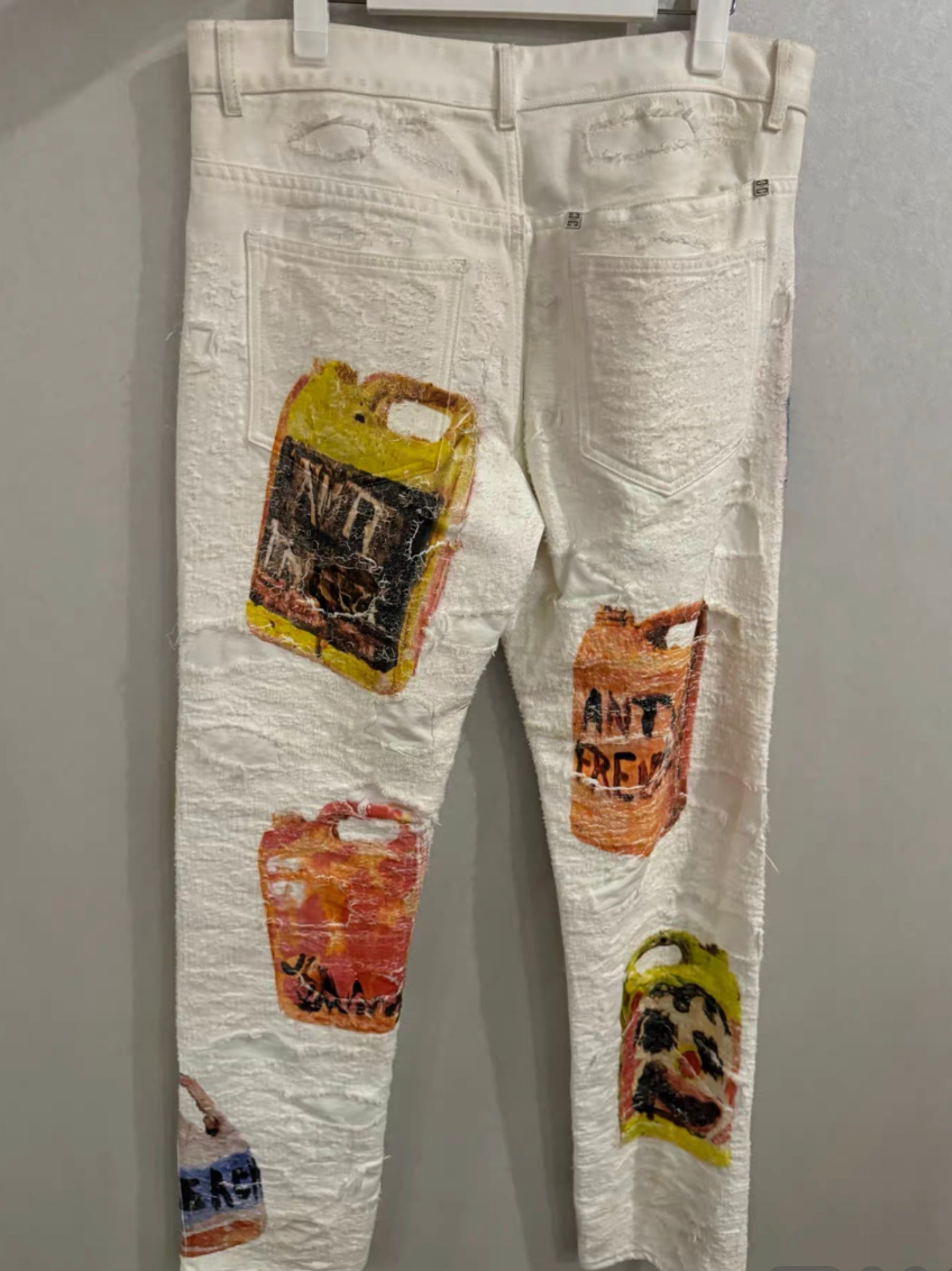 Givenchy pumpkin boro jeans
