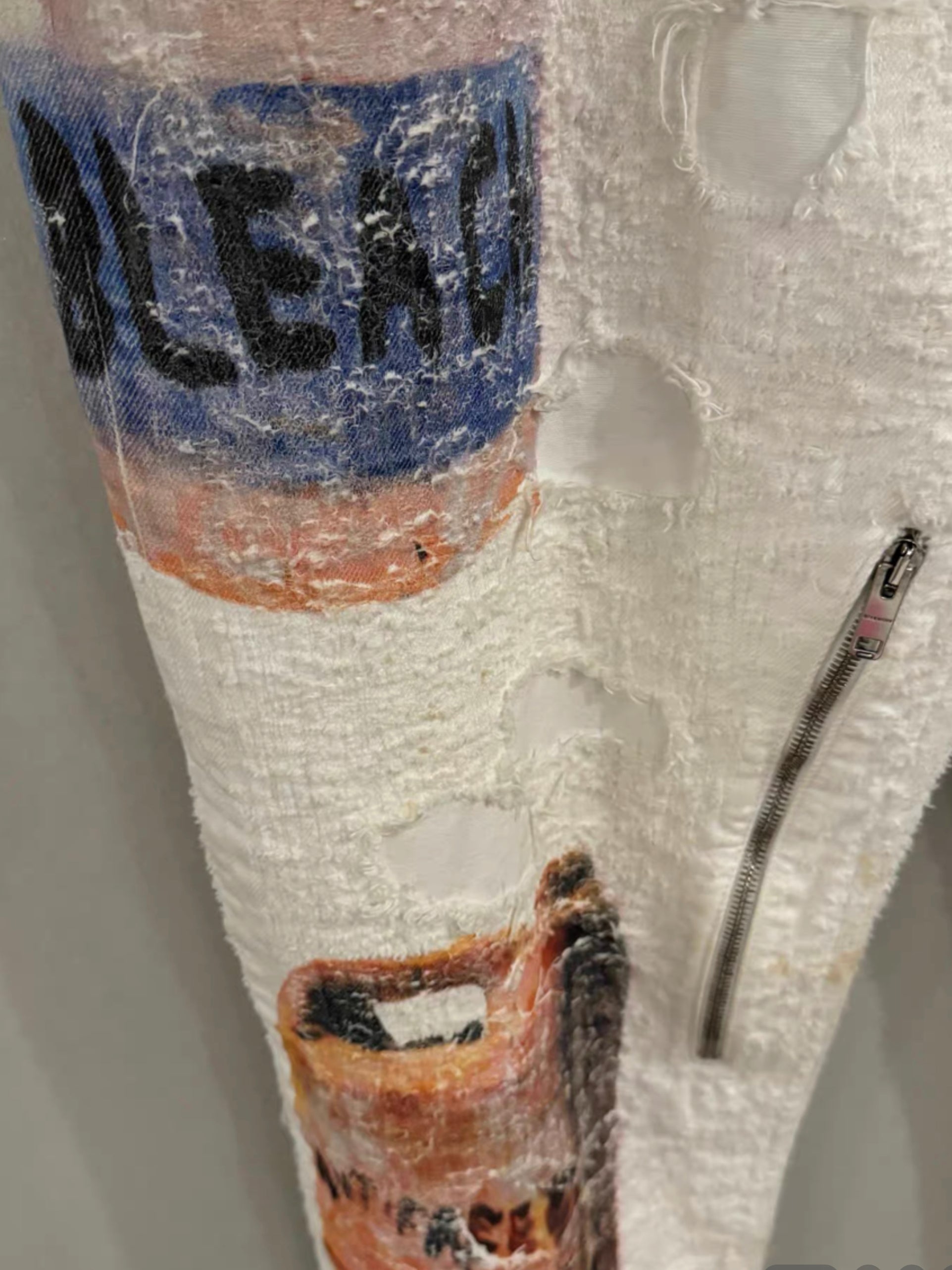 Givenchy pumpkin boro jeans