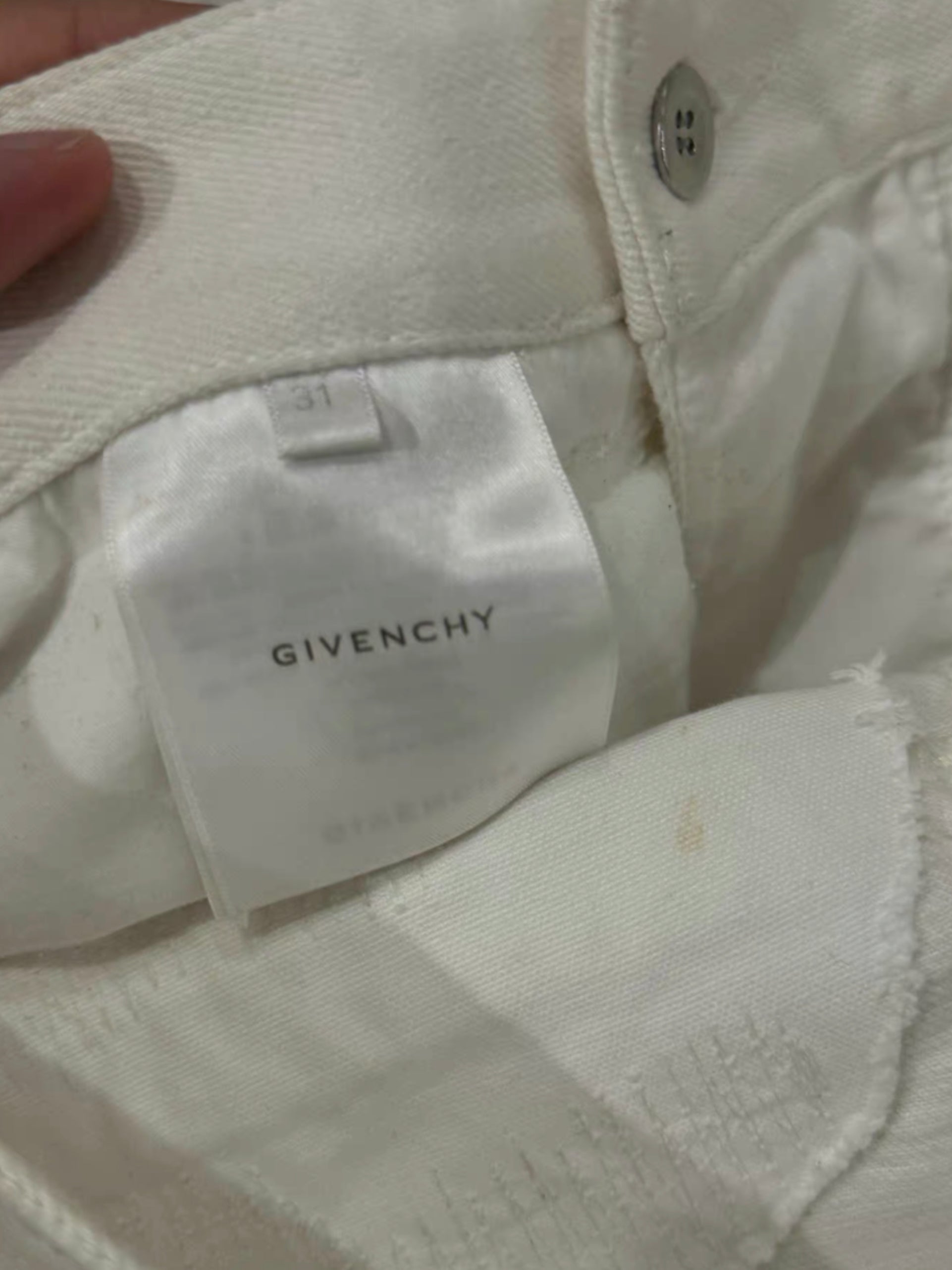 Givenchy pumpkin boro jeans