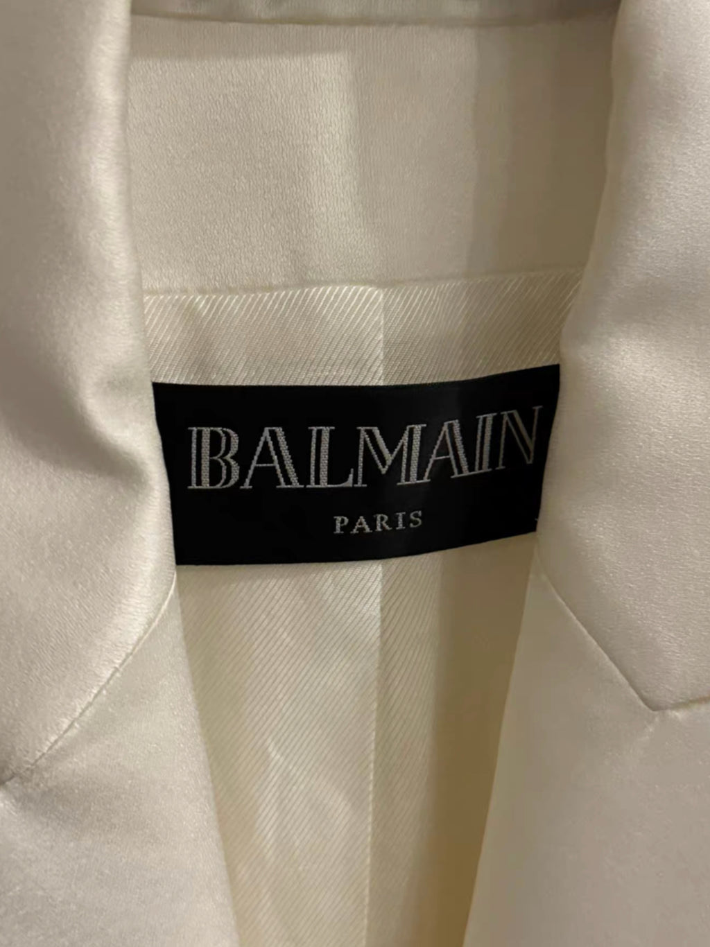 Balmain gold buttons suit