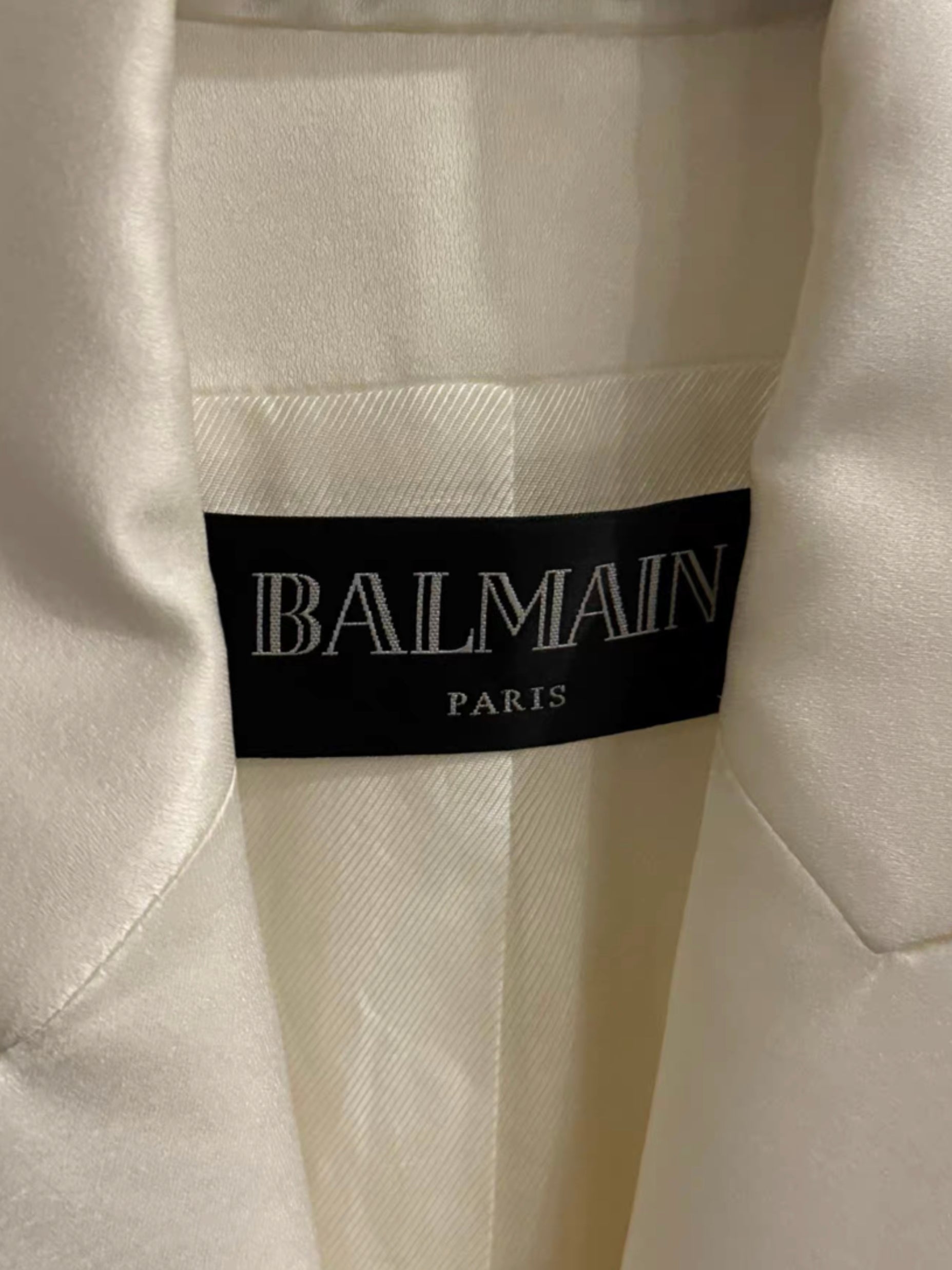 Balmain gold buttons suit