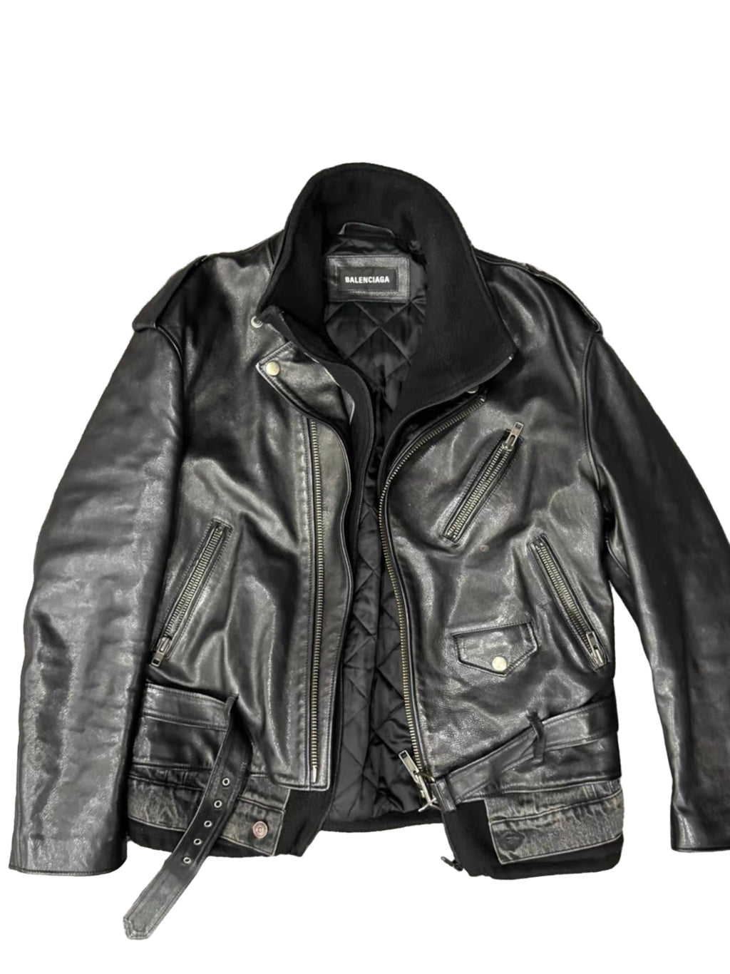 Balenciaga 3-in-1 leather jacket