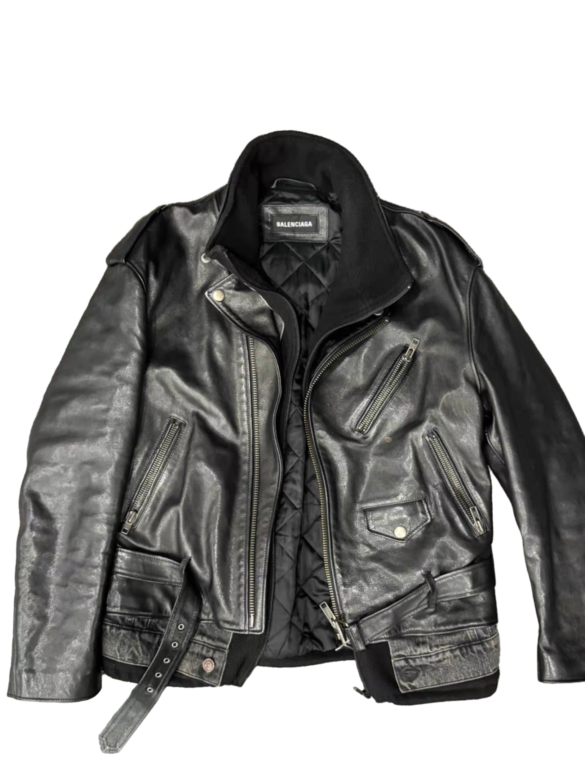 Balenciaga 3-in-1 leather jacket