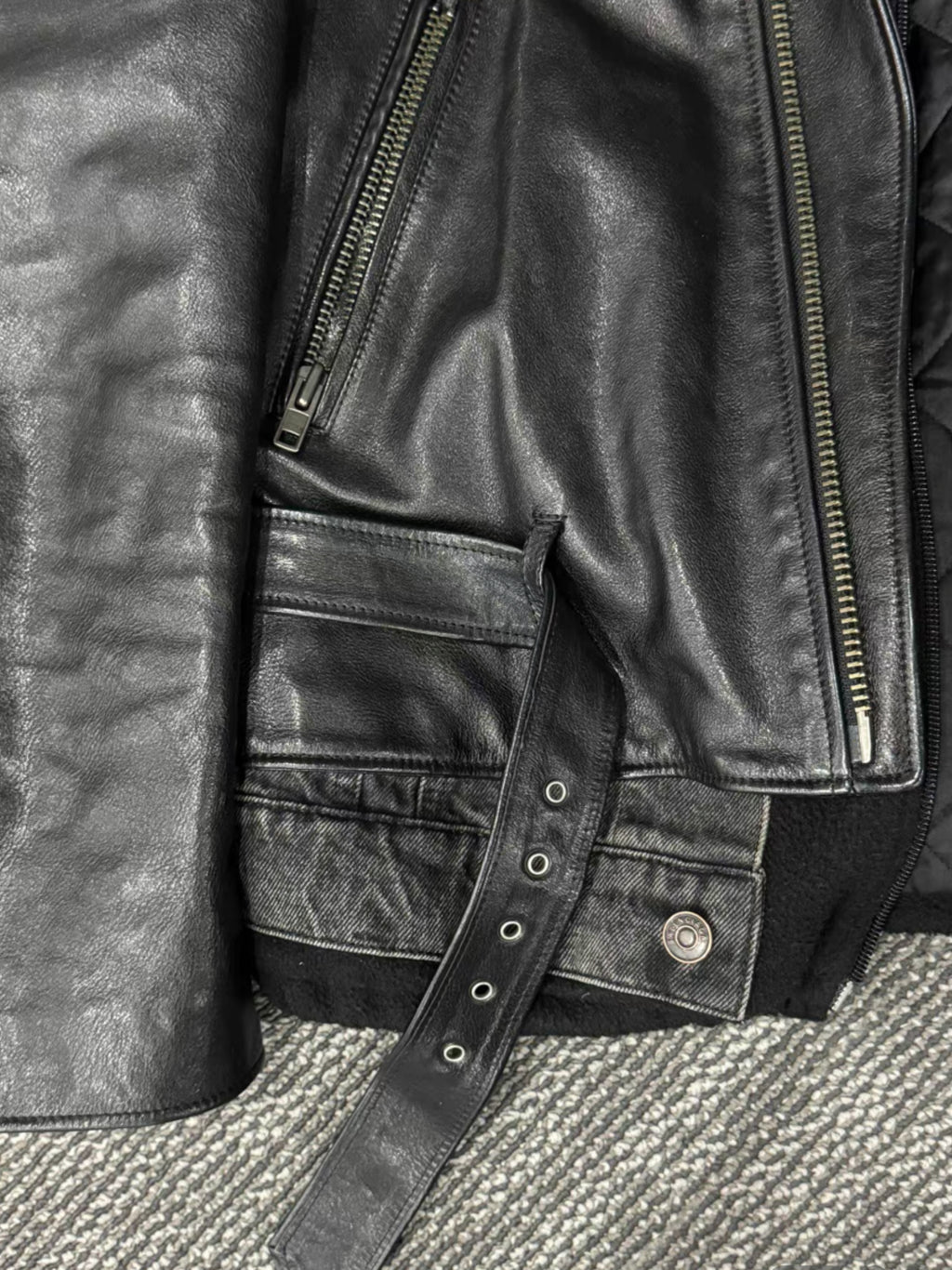 Balenciaga 3-in-1 leather jacket