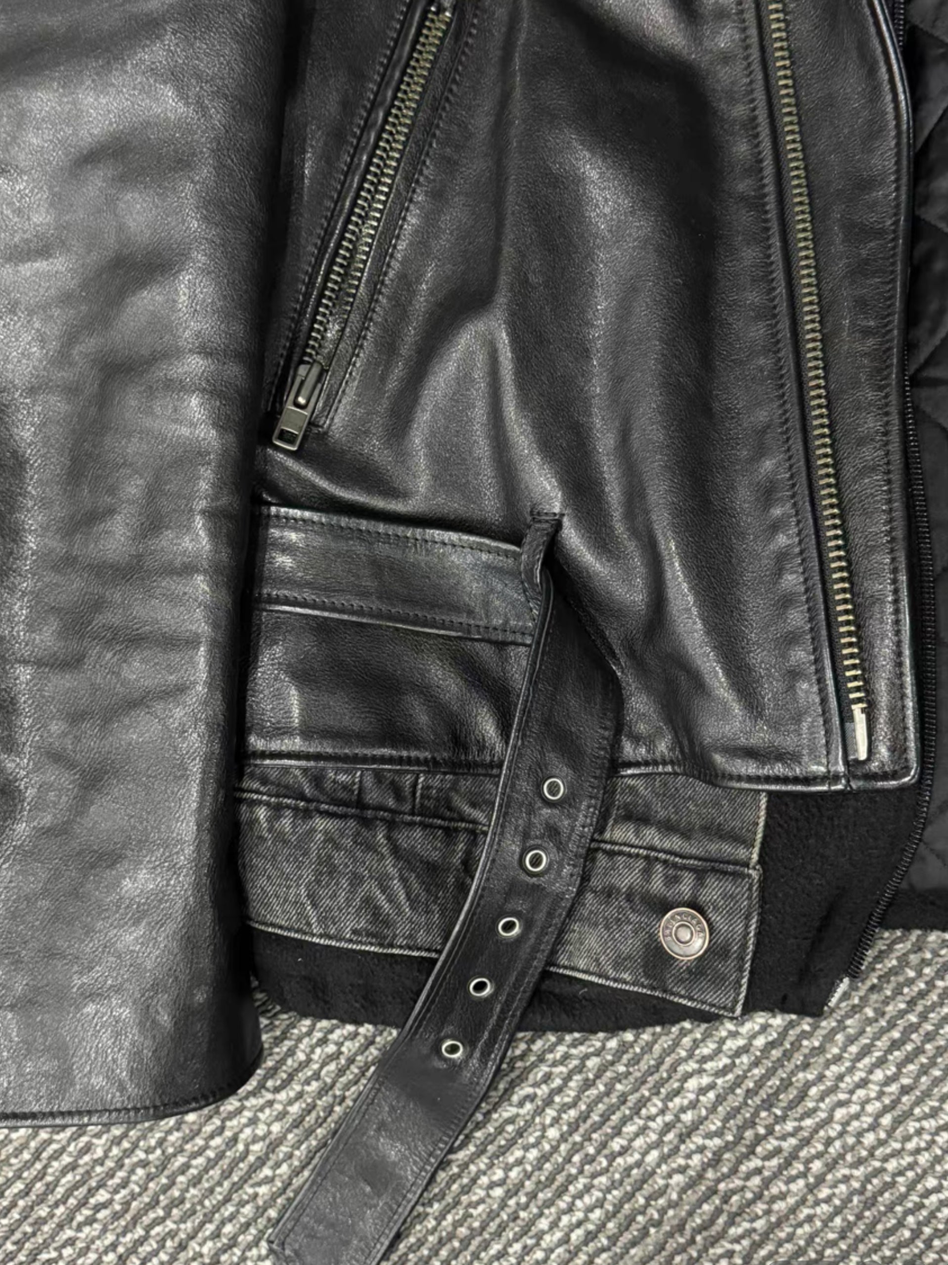 Balenciaga 3-in-1 leather jacket