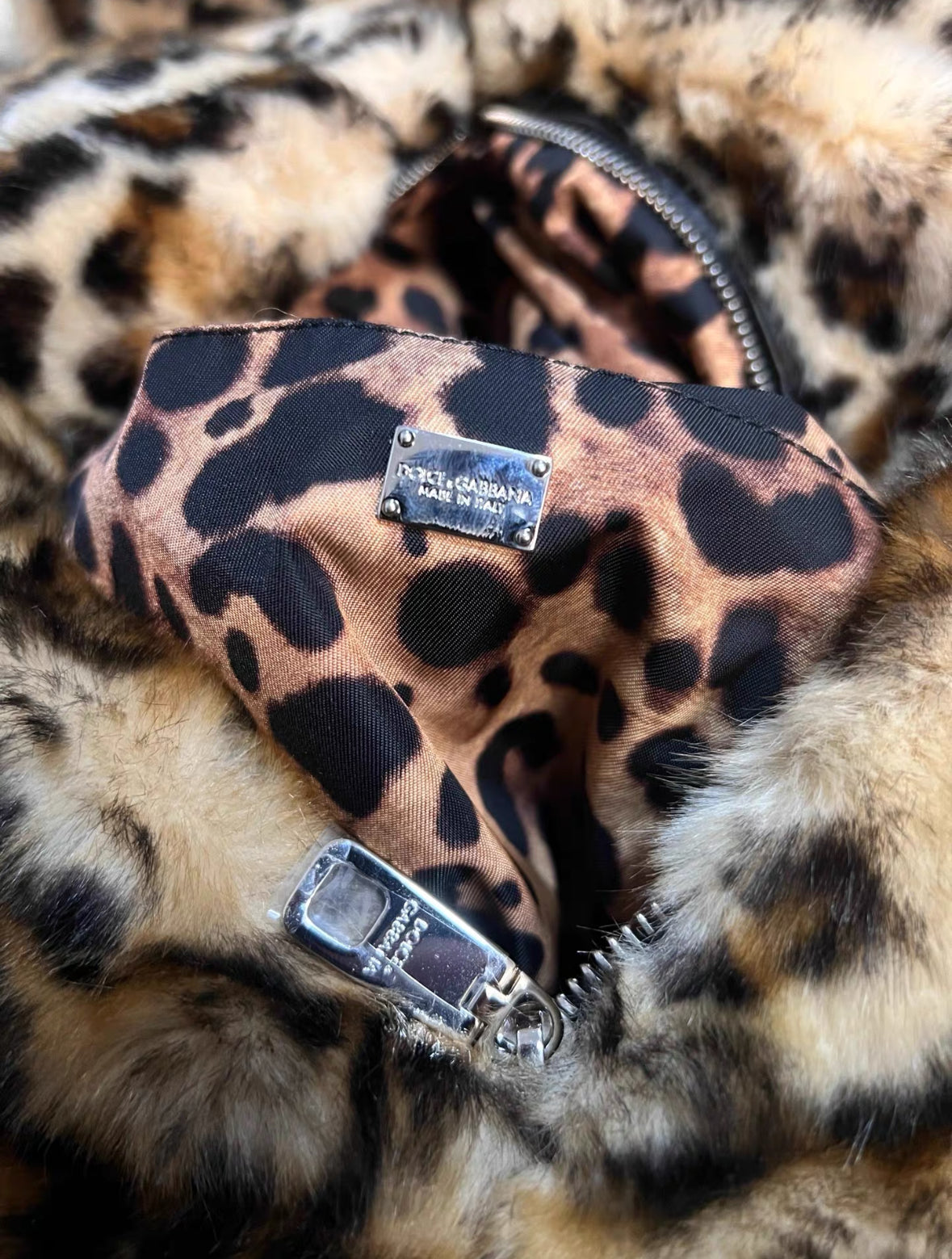 Dolce & Gabbana fw17 cheetah backpack
