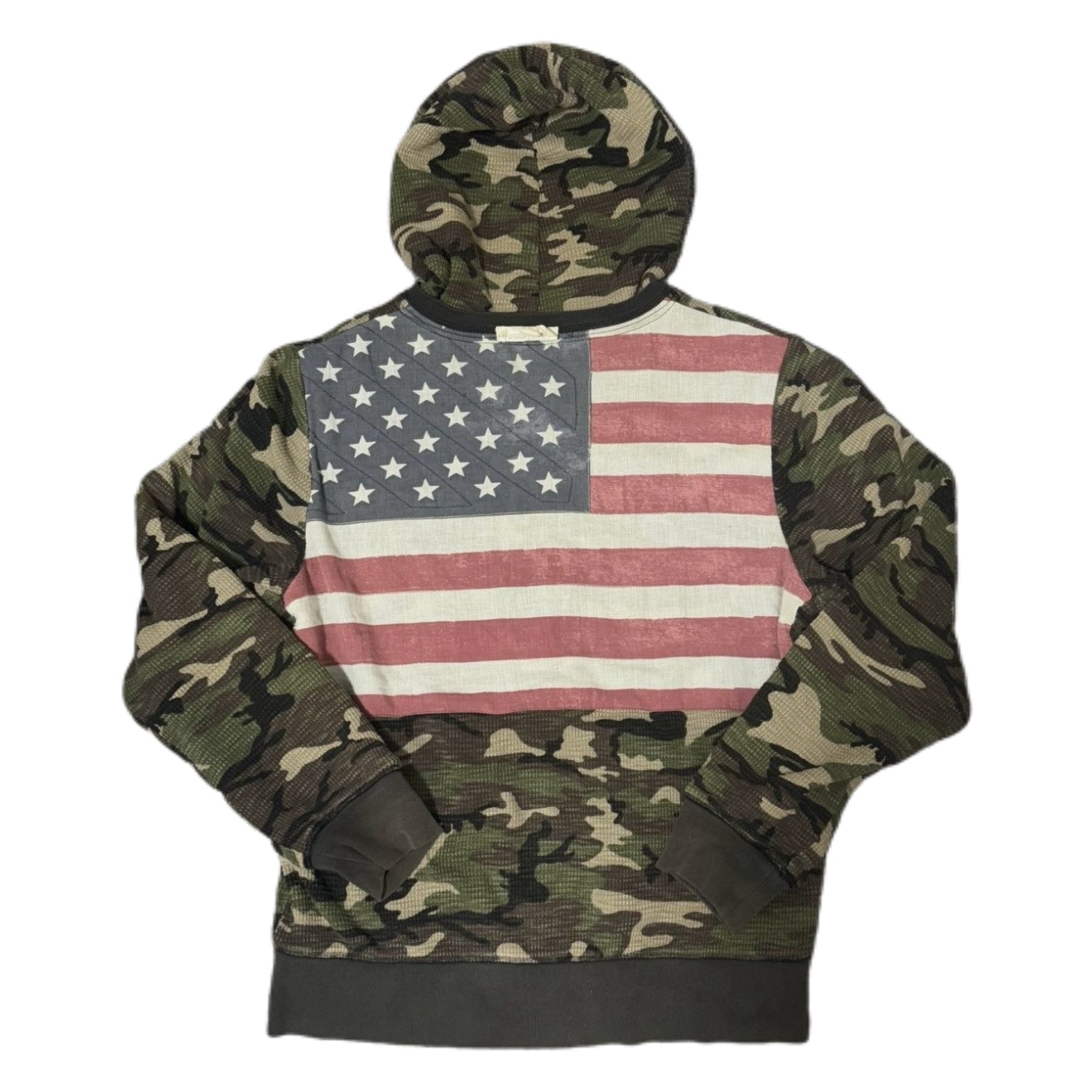 Polo Ralph Lauren usa flag waffle hoodie