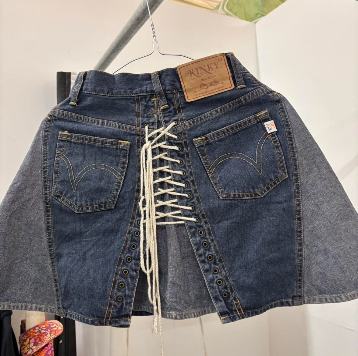 Hysteric Glamour kinky denim skirt