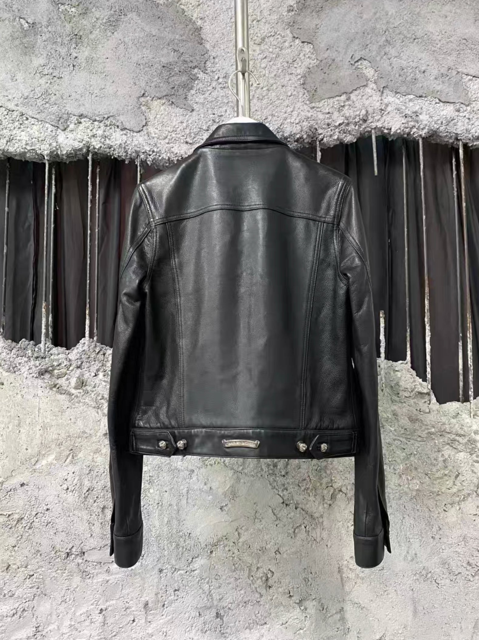 Chrome hearts leather jacket