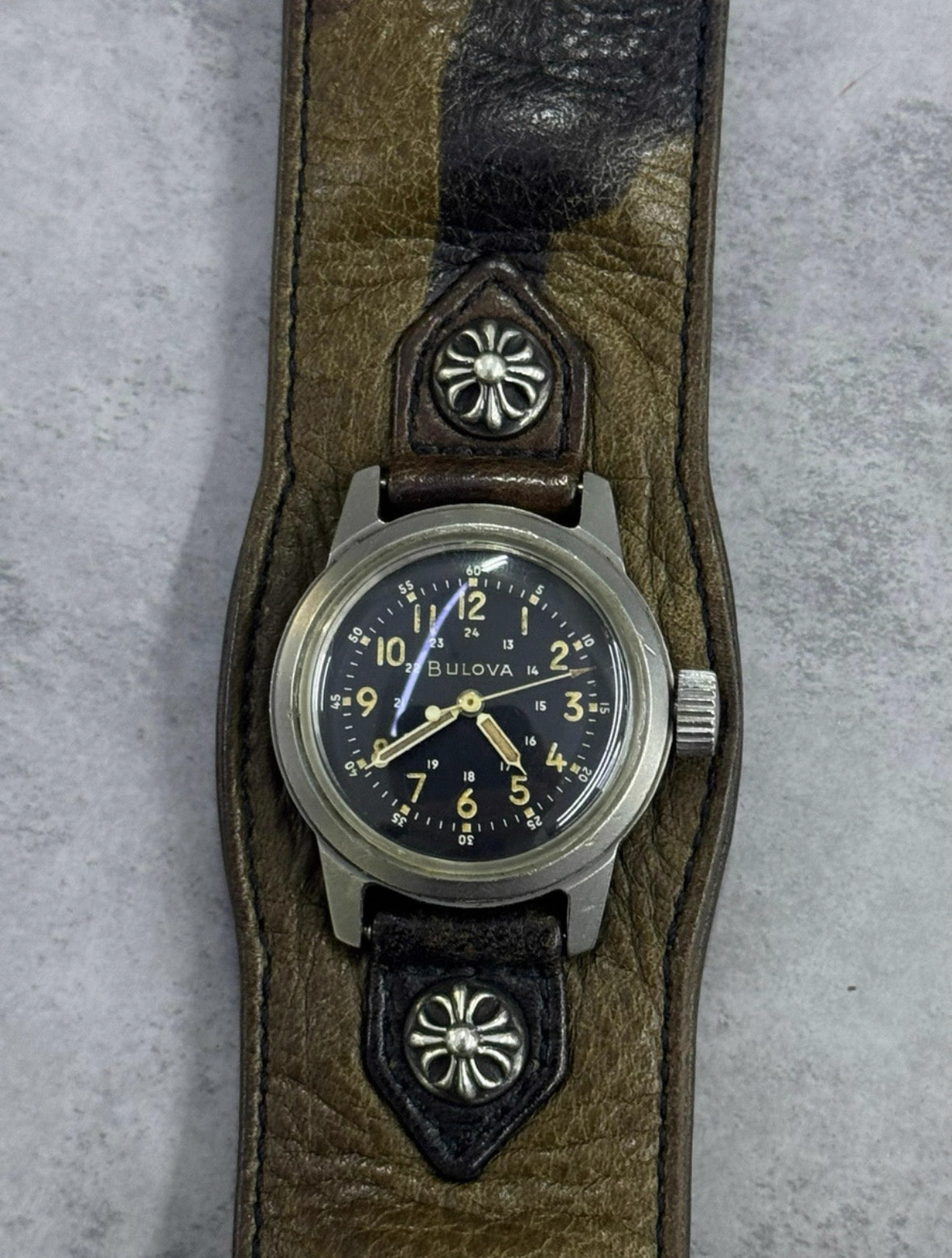 Chrome Hearts Camo Leather Watch
