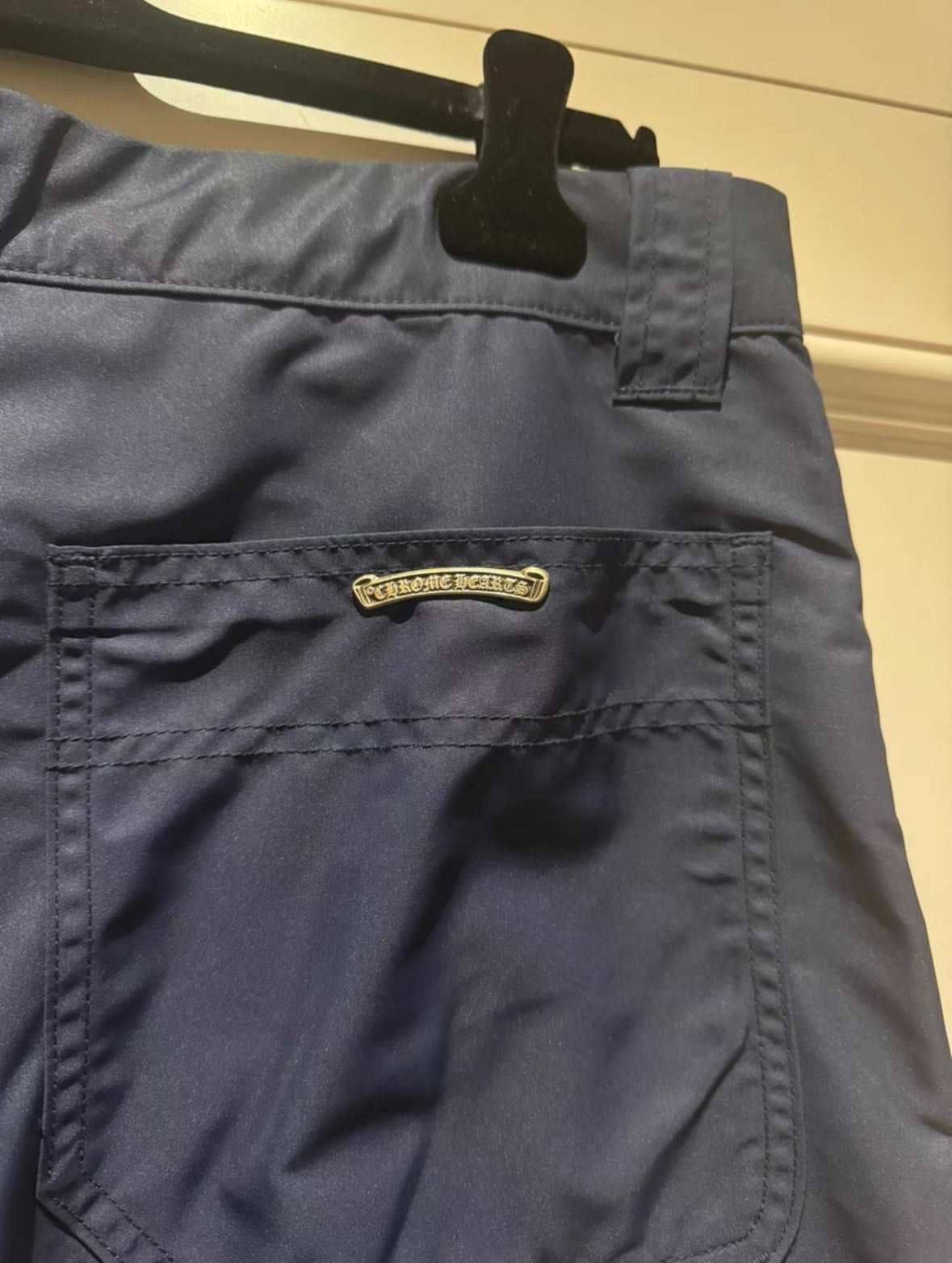 Chrome Hearts leather patch cargo pants