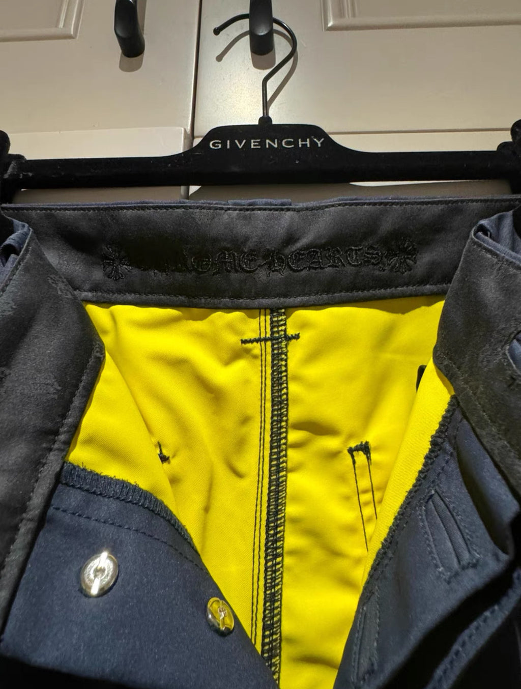 Chrome Hearts leather patch cargo pants