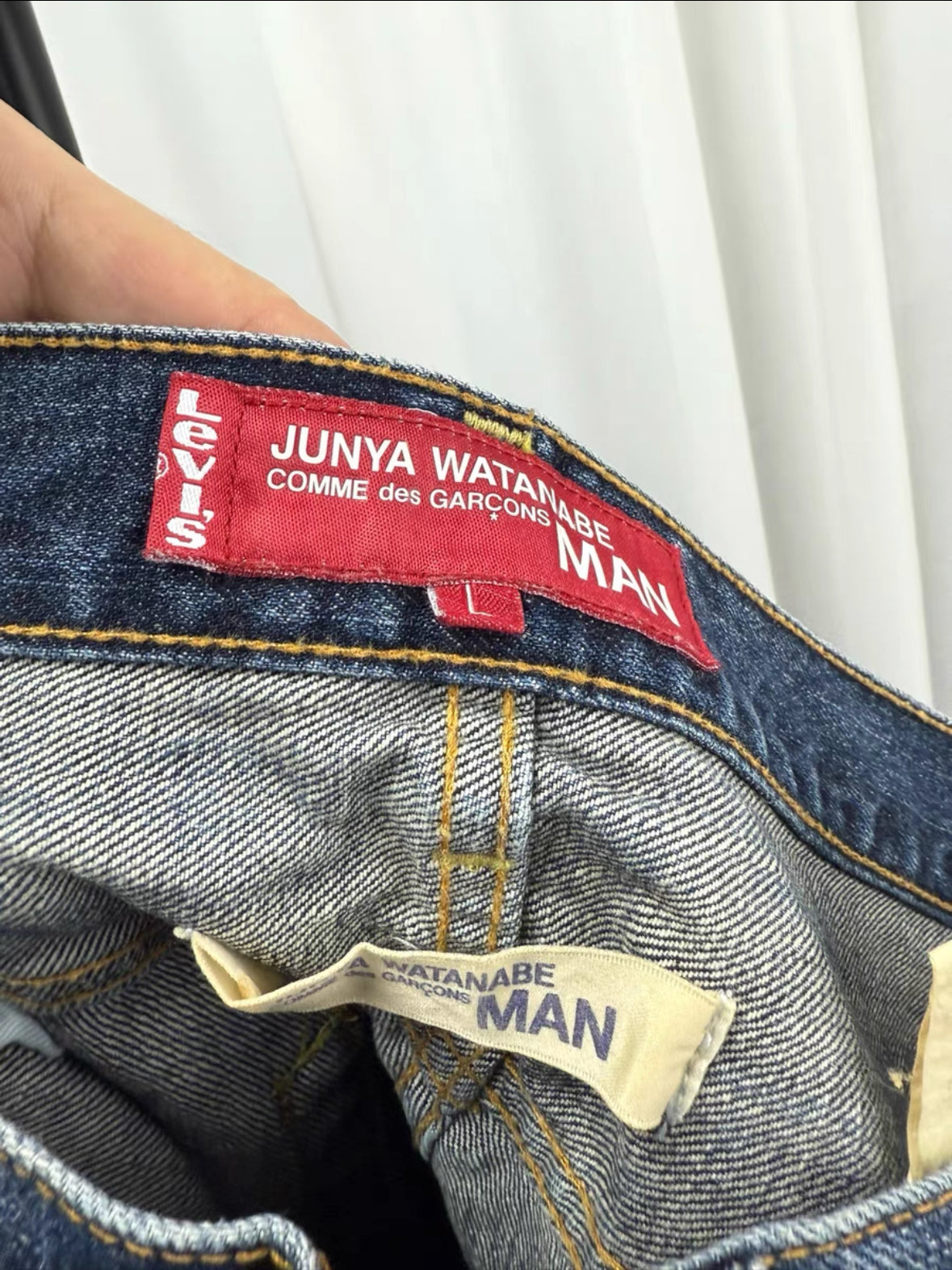 Junya watanabe Levis poem jeans