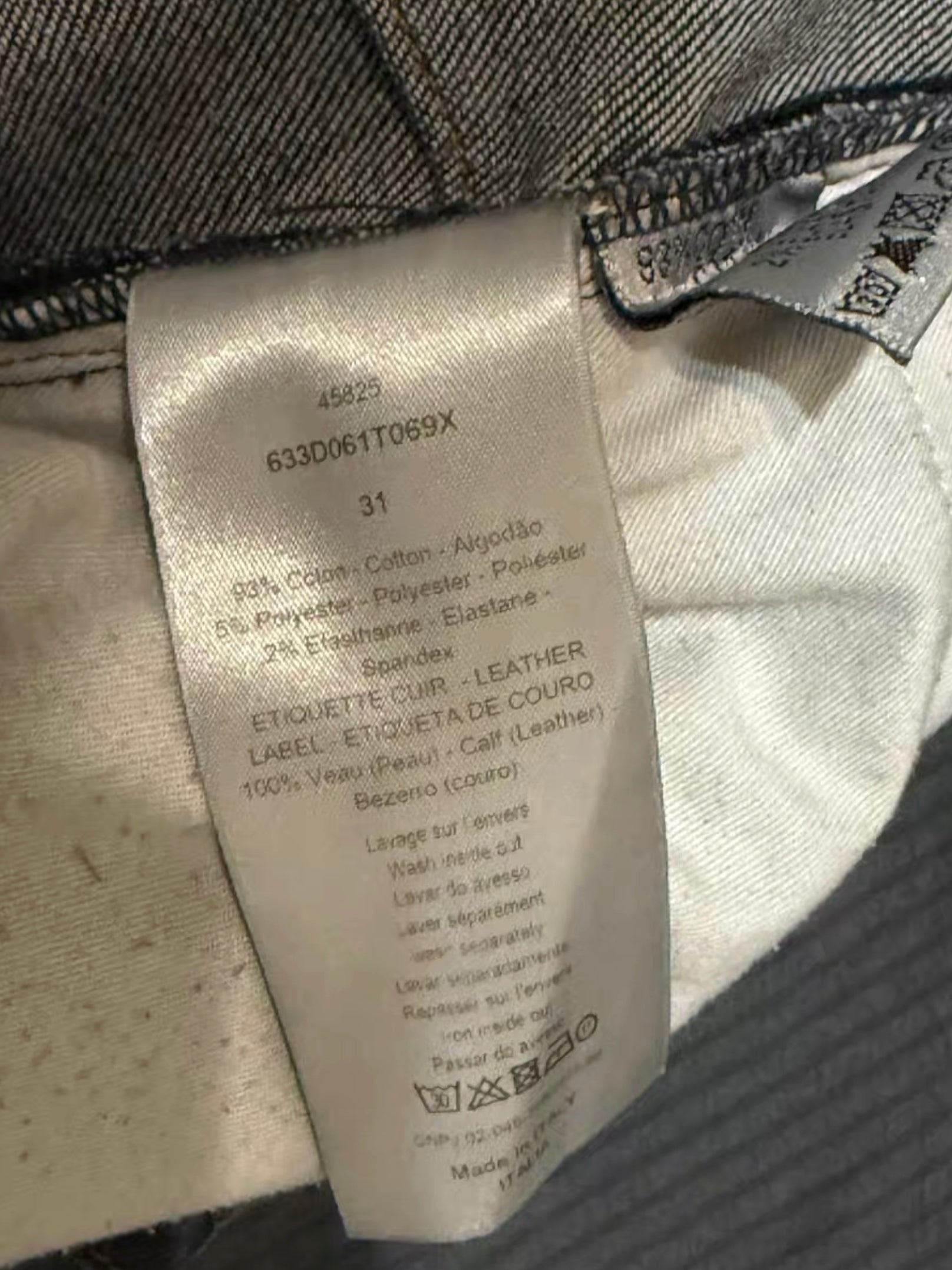 Dior Homme jeans