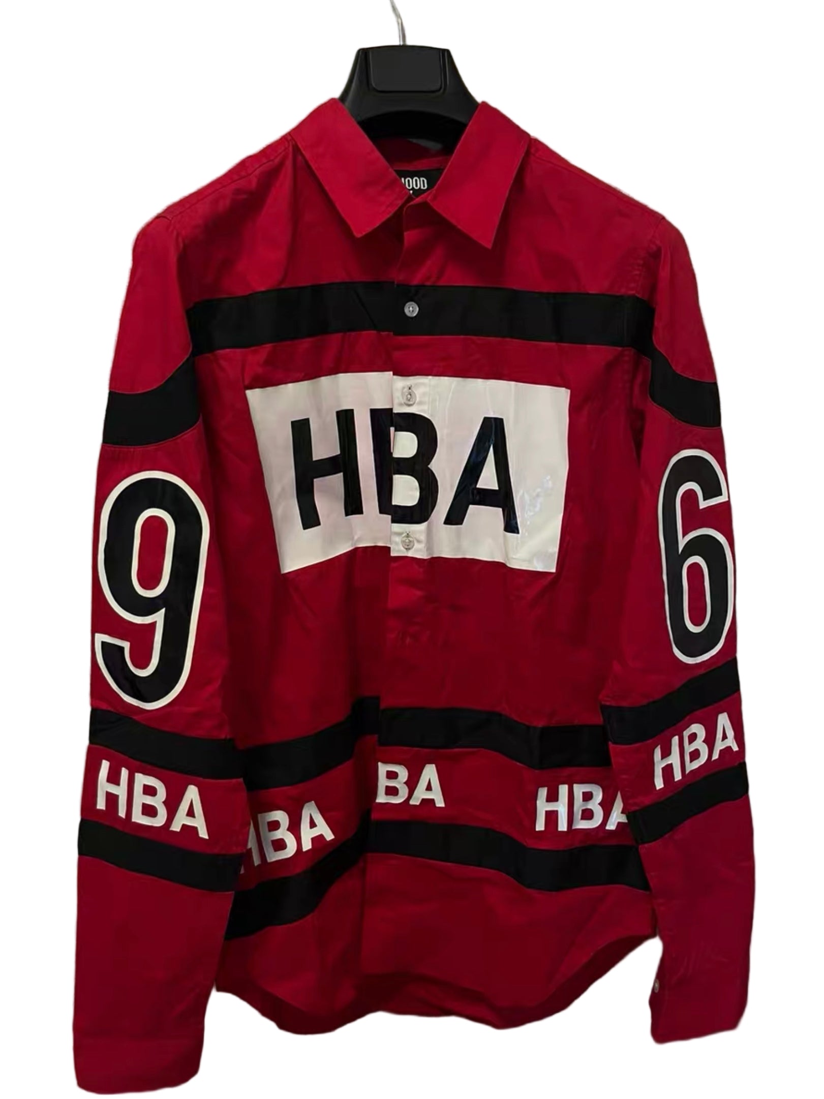 HOOD BY AIR SS14 HOCKEY BUTTON DOWN SHIRT