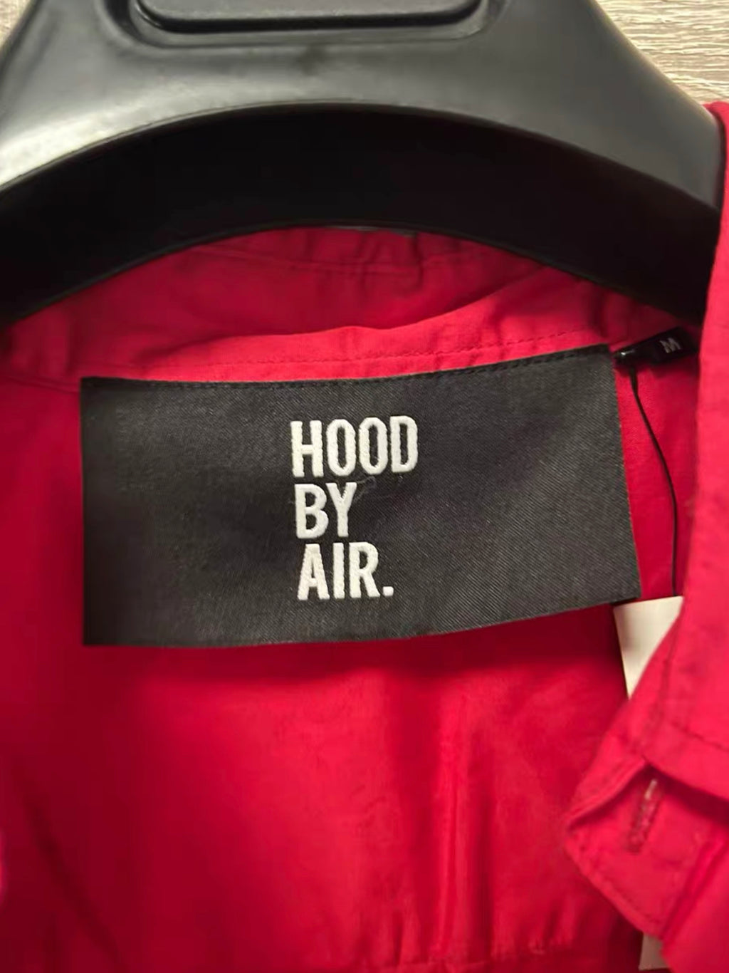 HOOD BY AIR SS14 HOCKEY BUTTON DOWN SHIRT