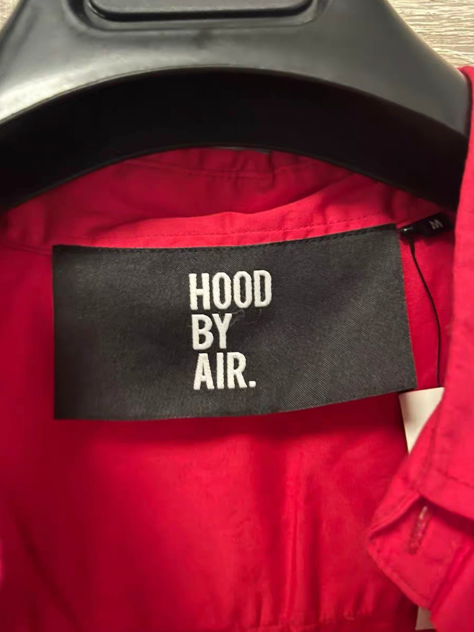 HOOD BY AIR SS14 HOCKEY BUTTON DOWN SHIRT