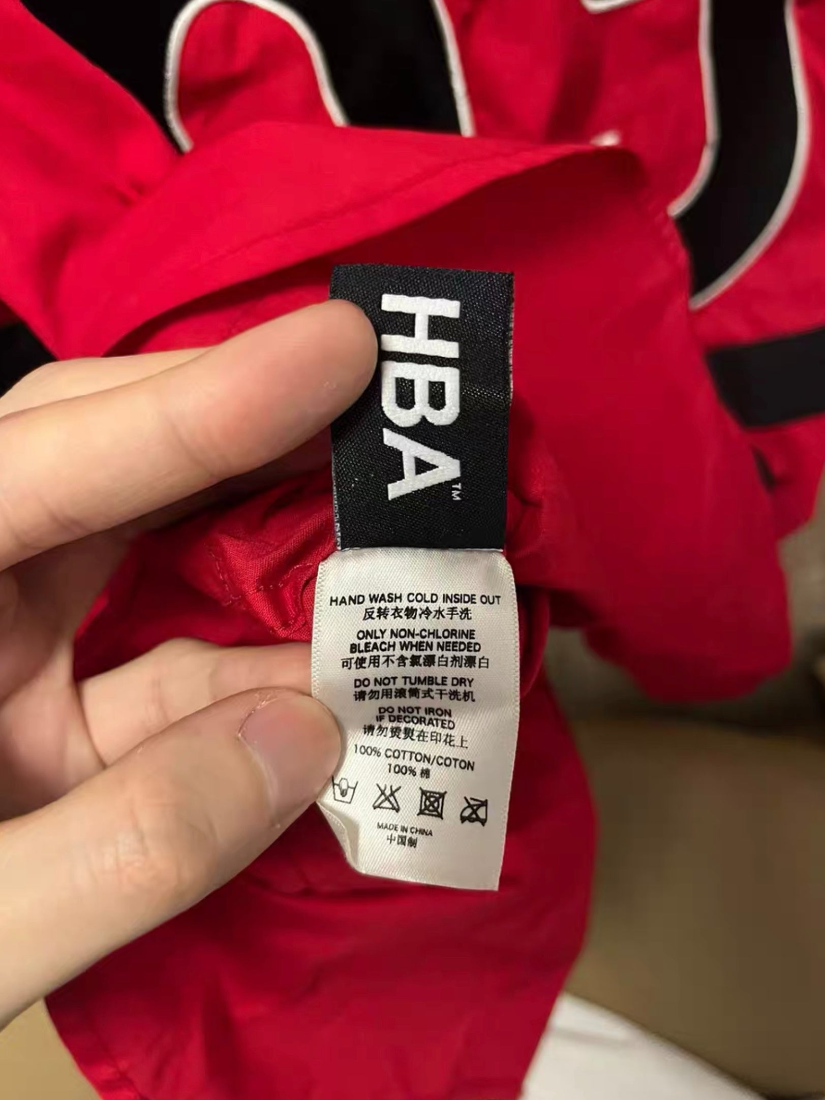 HOOD BY AIR SS14 HOCKEY BUTTON DOWN SHIRT