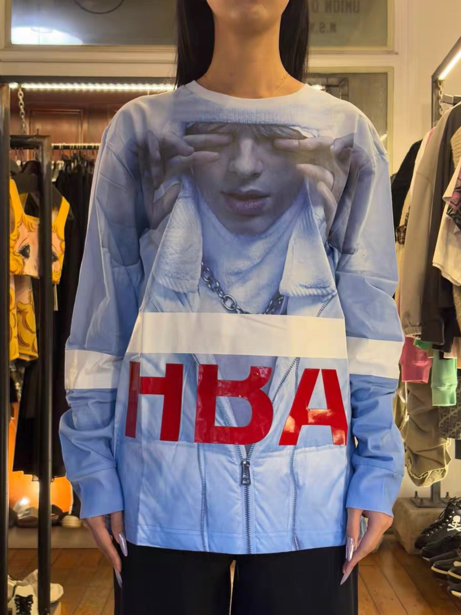 HBA 15FW Allover Seven wonders LS Tee