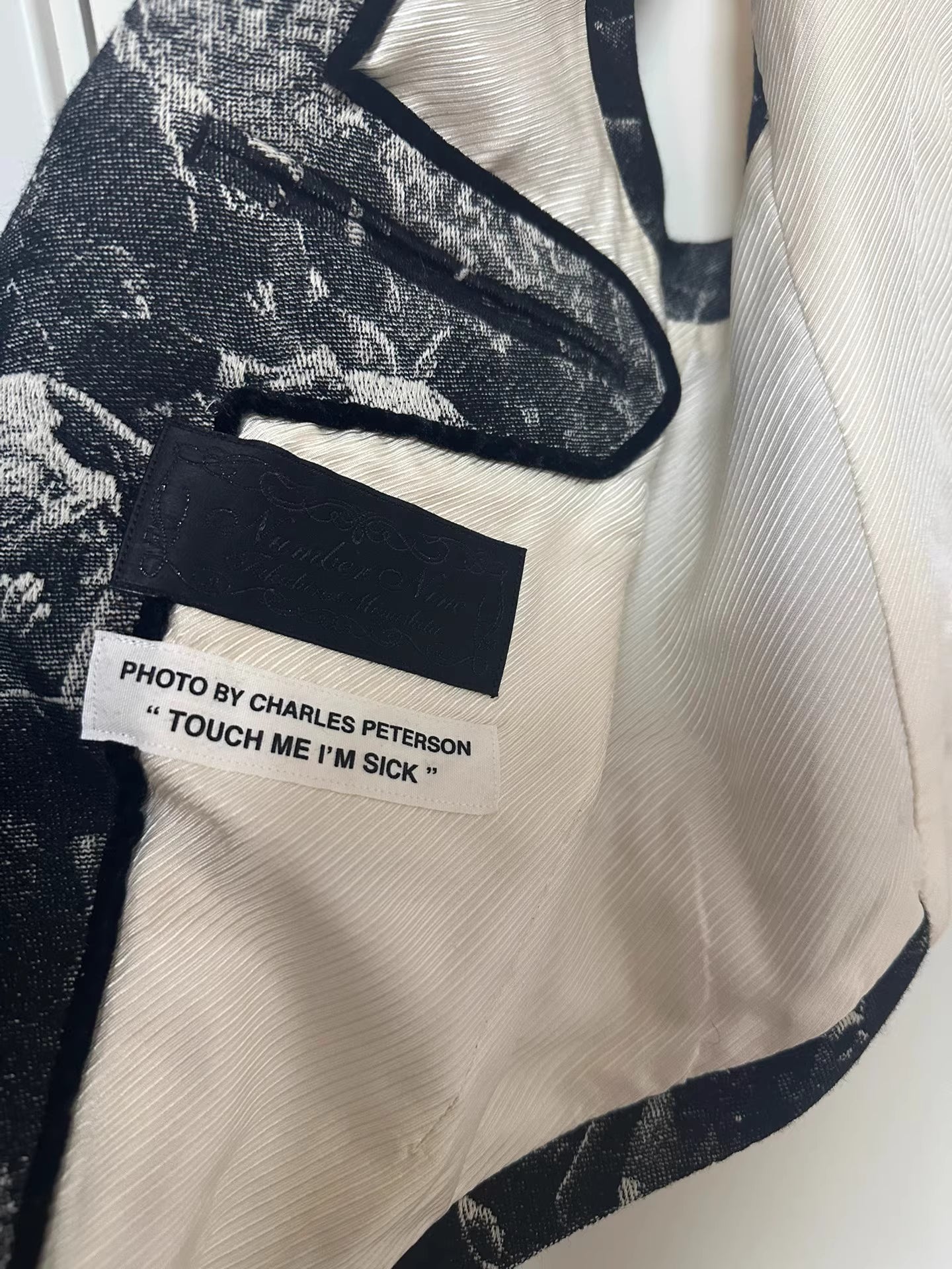 Number （N)ine 09AW Charles Peterson vest