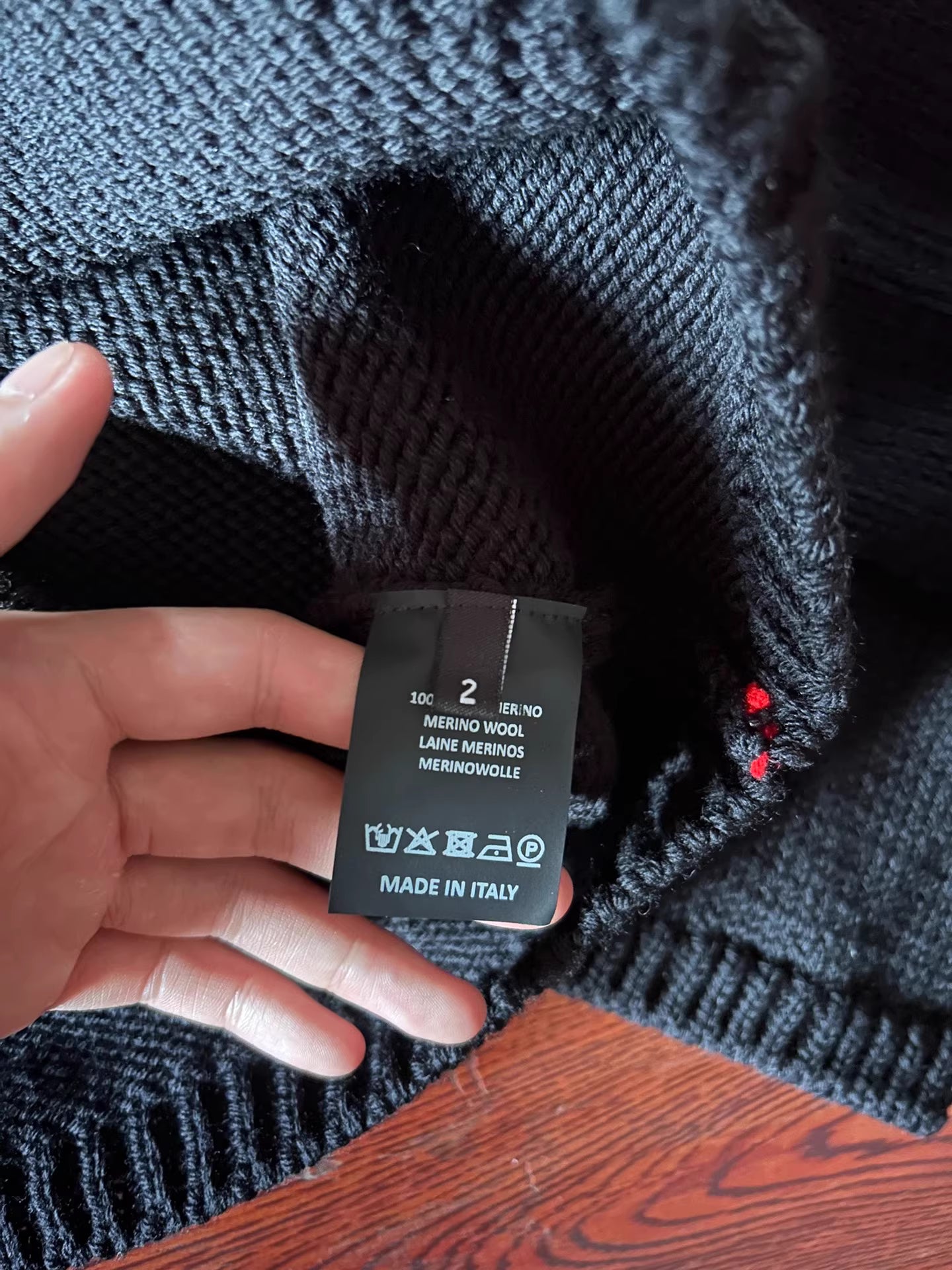 RAF SIMONS Cropped Sweater