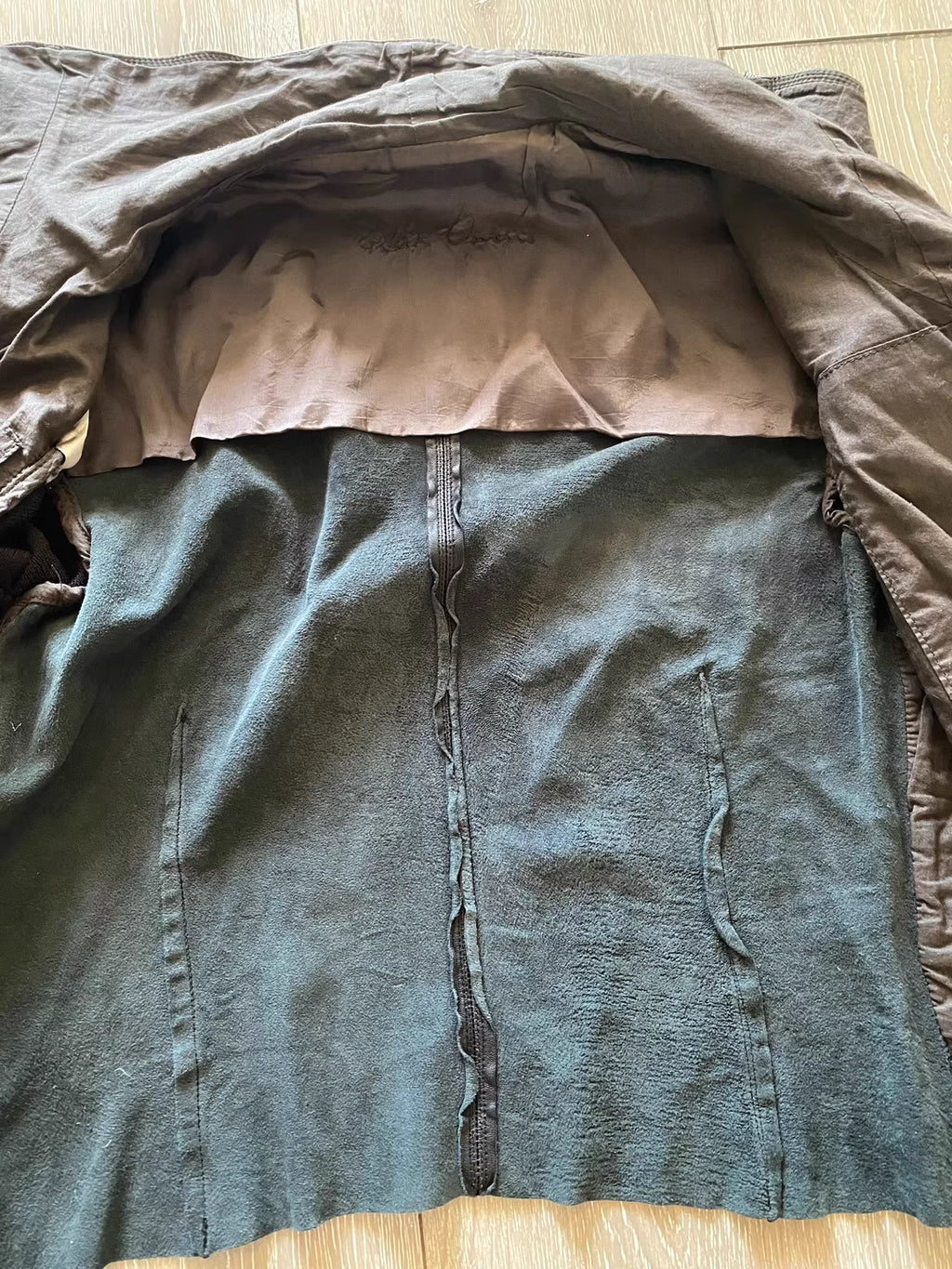 Rick Owens Lamb Leather Jacket