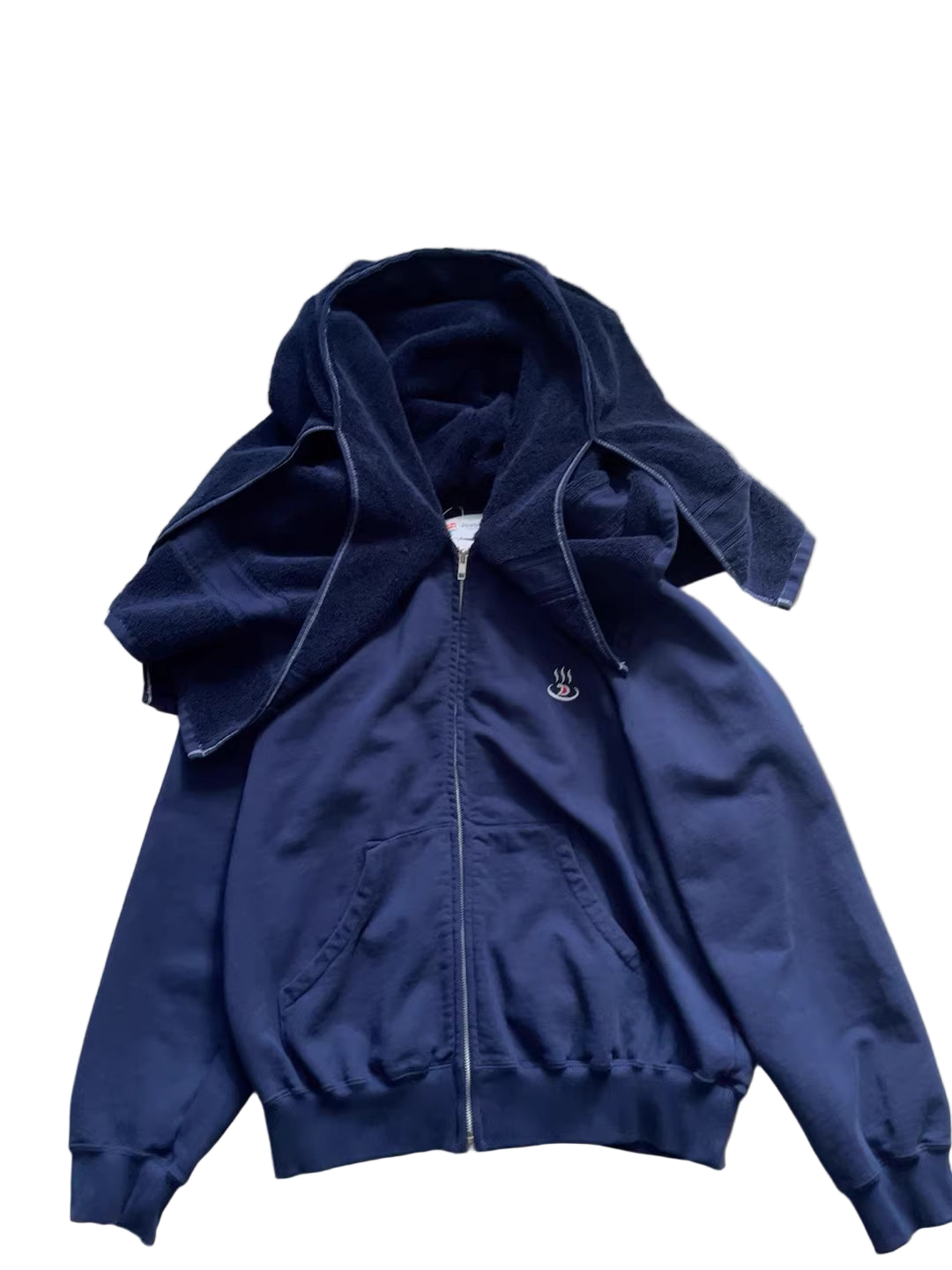 Doublet 24AW Runway Towel Zip-Up Hoodie