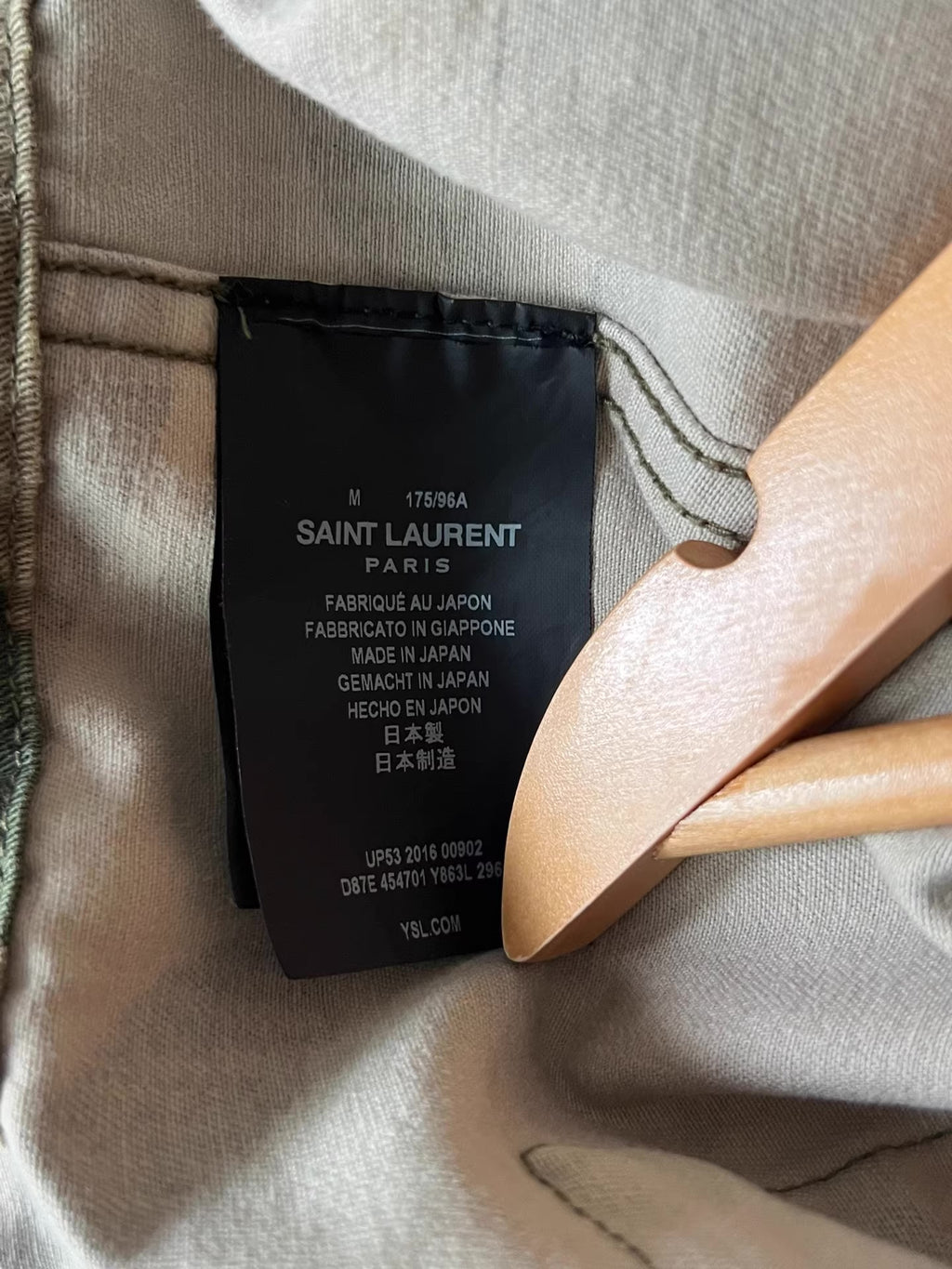 Saint Laurent Camo Jacket