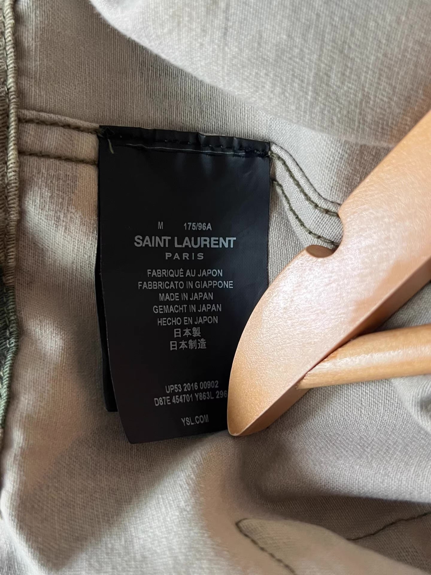 Saint Laurent Camo Jacket