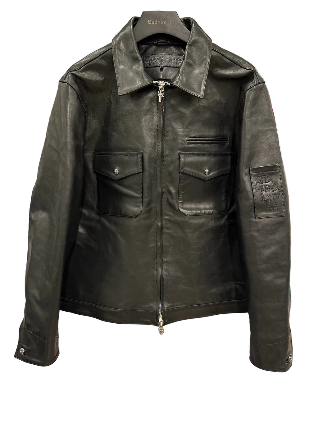 Chrome hearts leather jacket