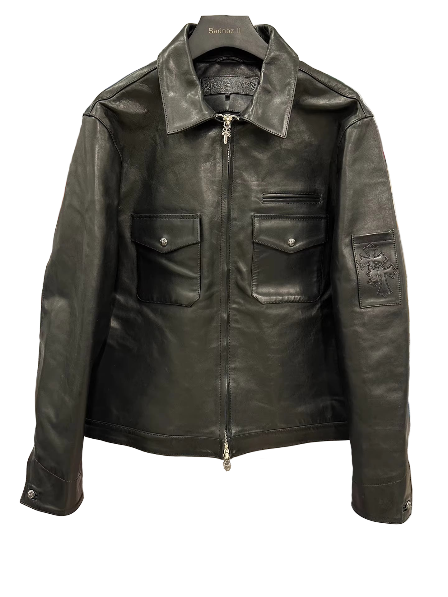 Chrome hearts leather jacket