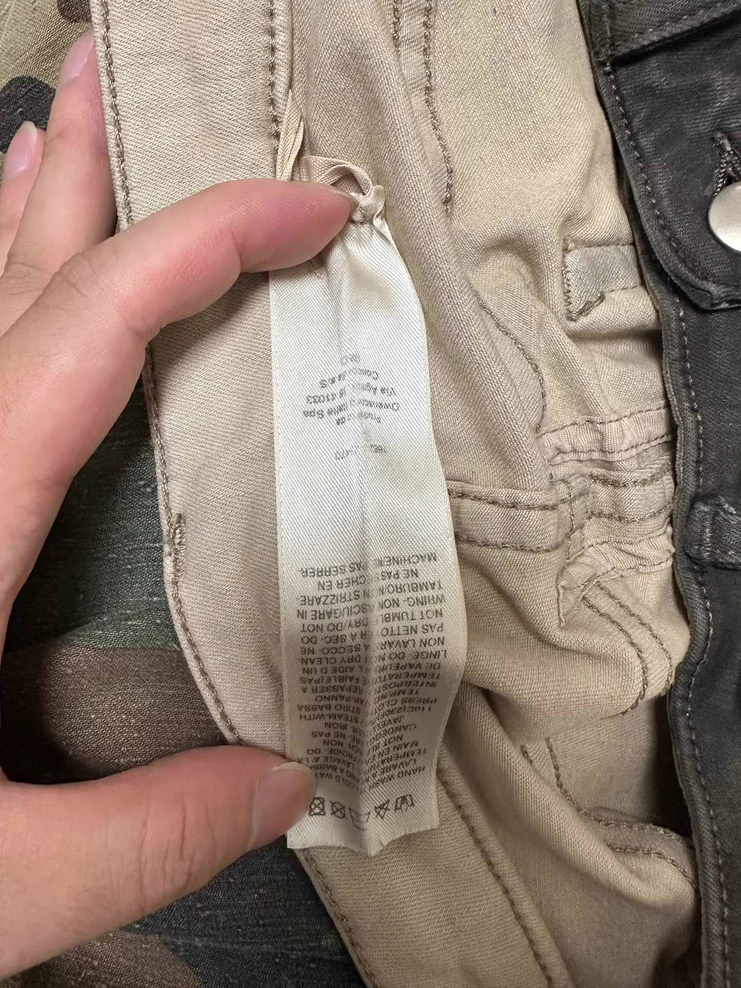 Rick Owens bias bootcut jeans