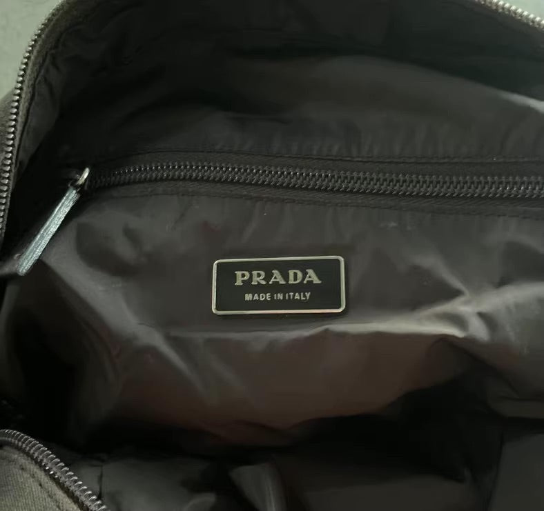 Prada 1999FW Sport Red Fur Backpack Unisex
