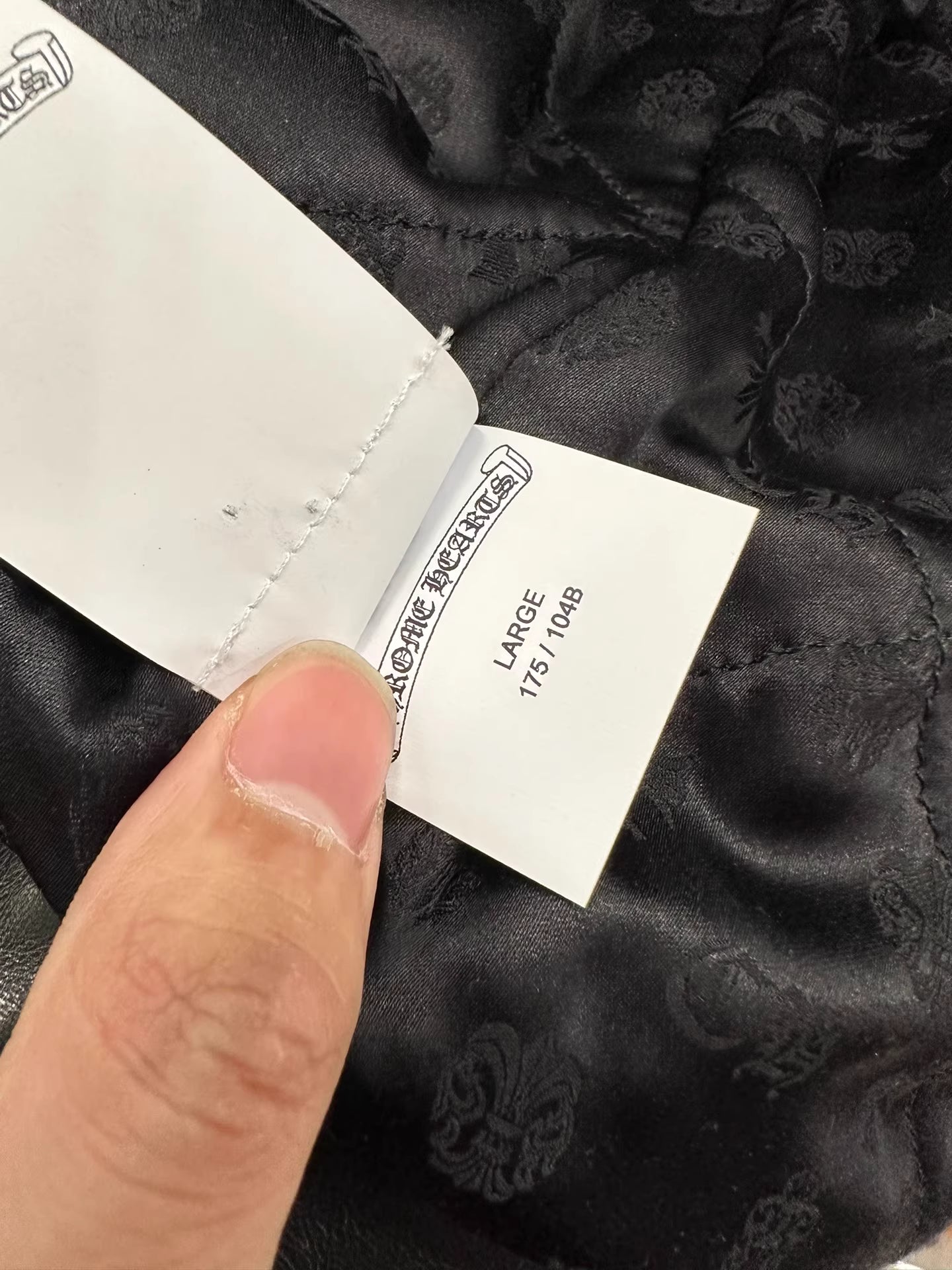 Chrome hearts leather jacket