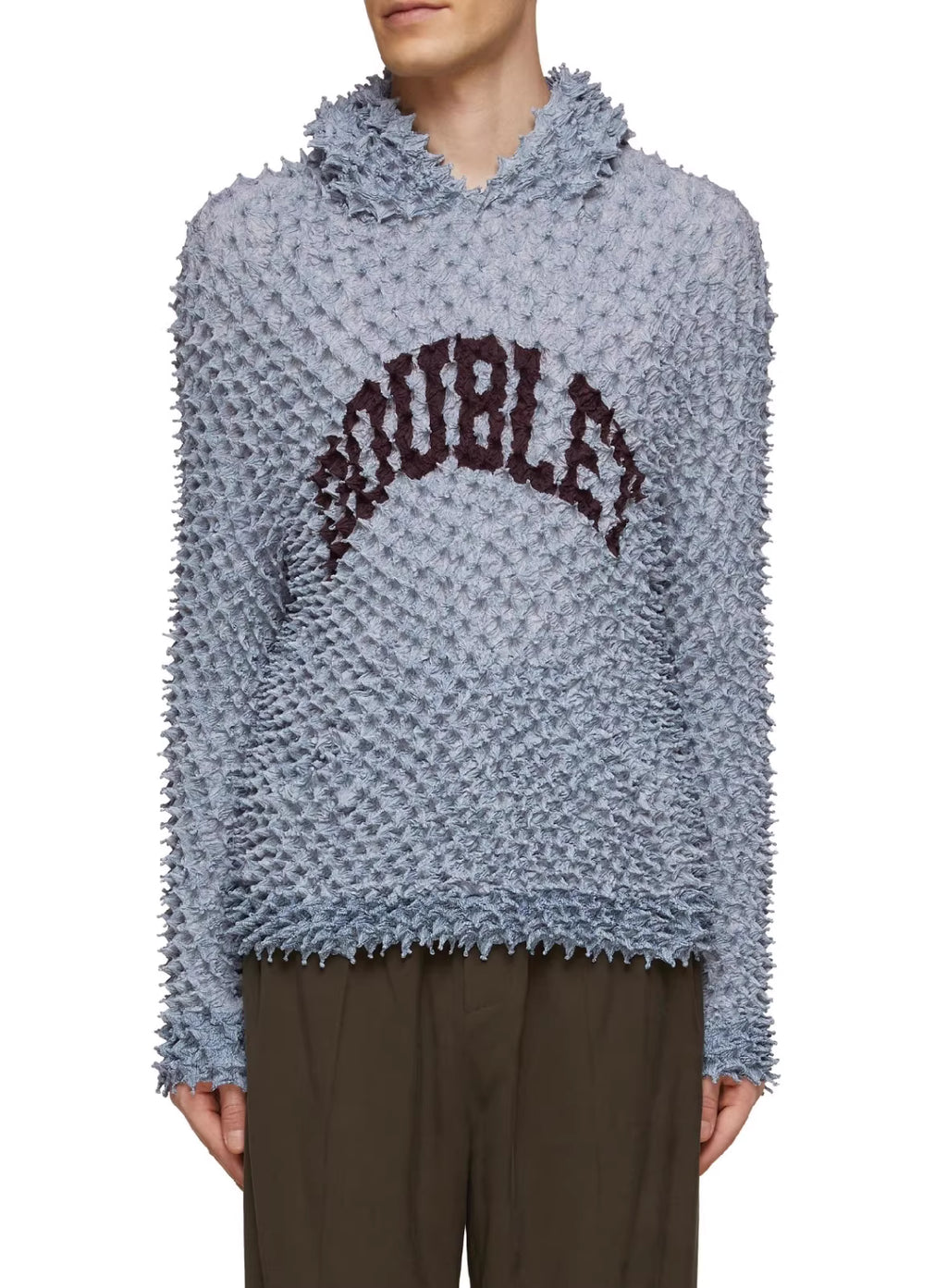 Doublet Sea Urchin Spiky Ruched Hoodie