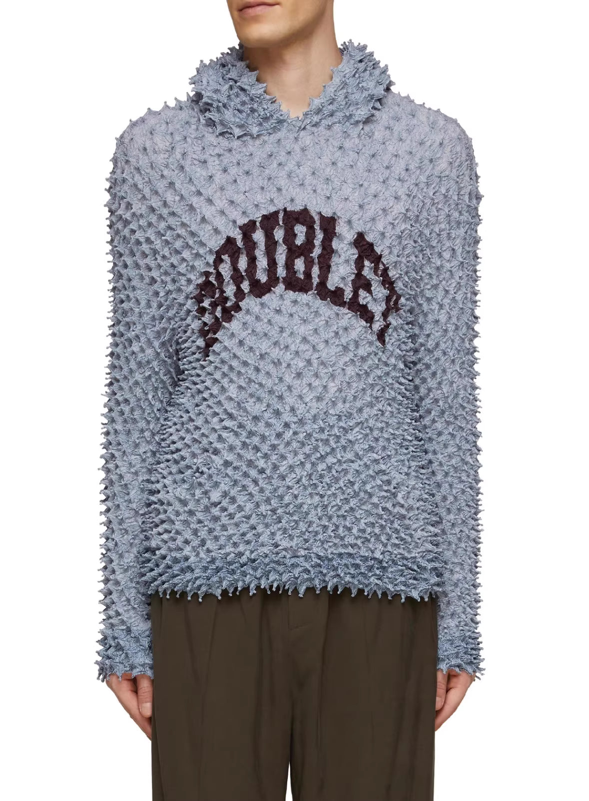 Doublet Sea Urchin Spiky Ruched Hoodie