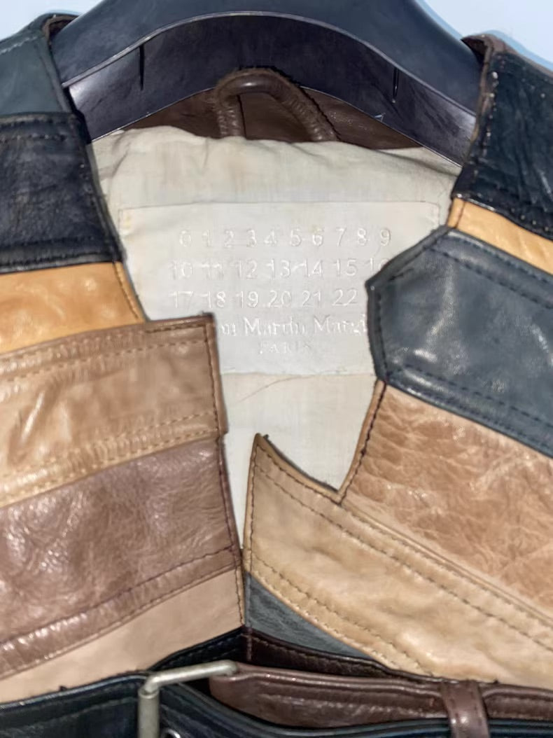 Maison Margiela x H&M AW2012 Re-Edition Patchwork Leather Jacket
