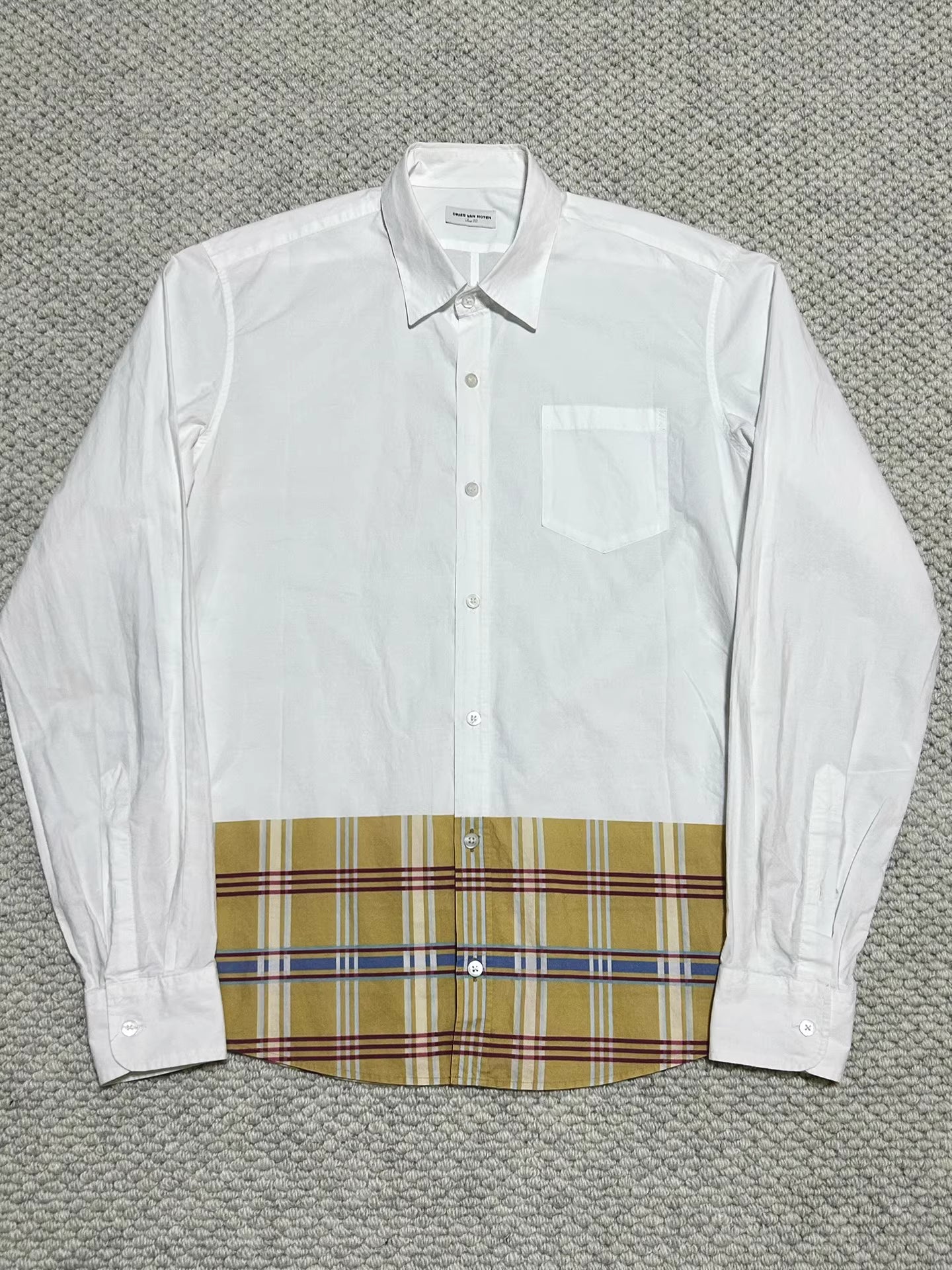 DVN Patchwork Gingham Shirt