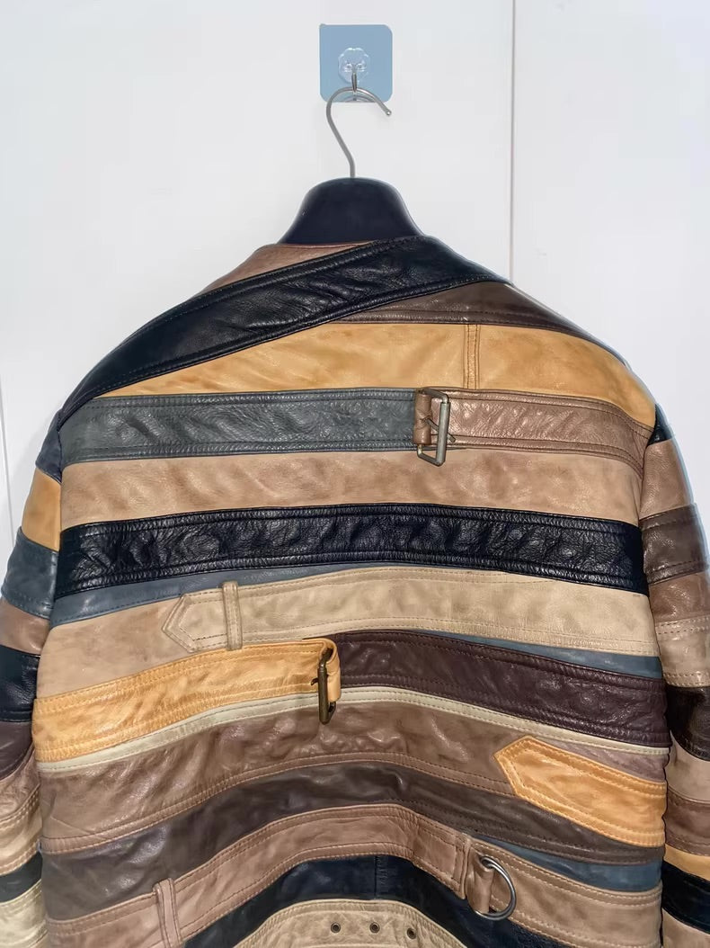 Maison Margiela x H&M AW2012 Re-Edition Patchwork Leather Jacket