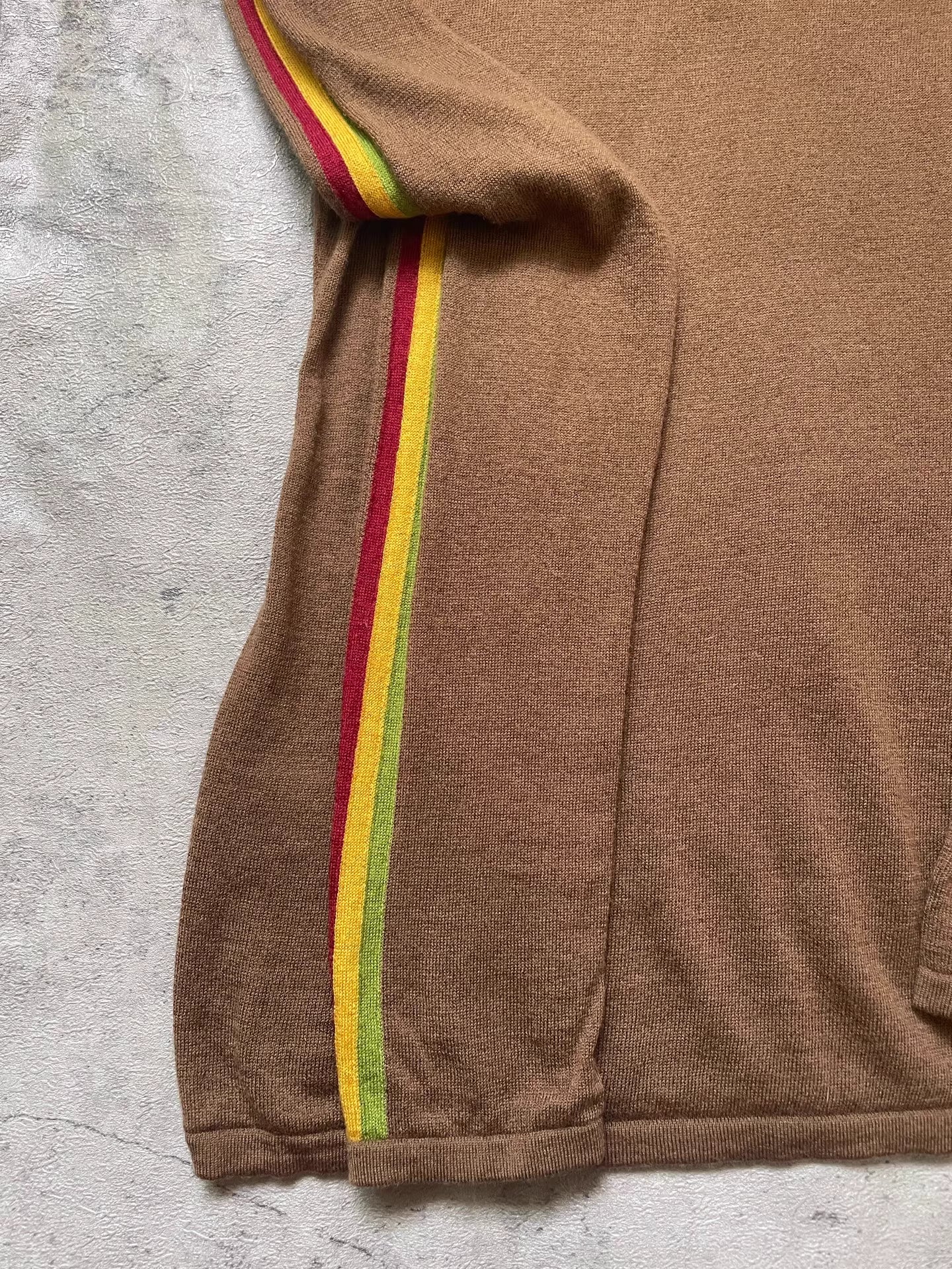 Dior Rasta Jamaica Knit Turtleneck Top